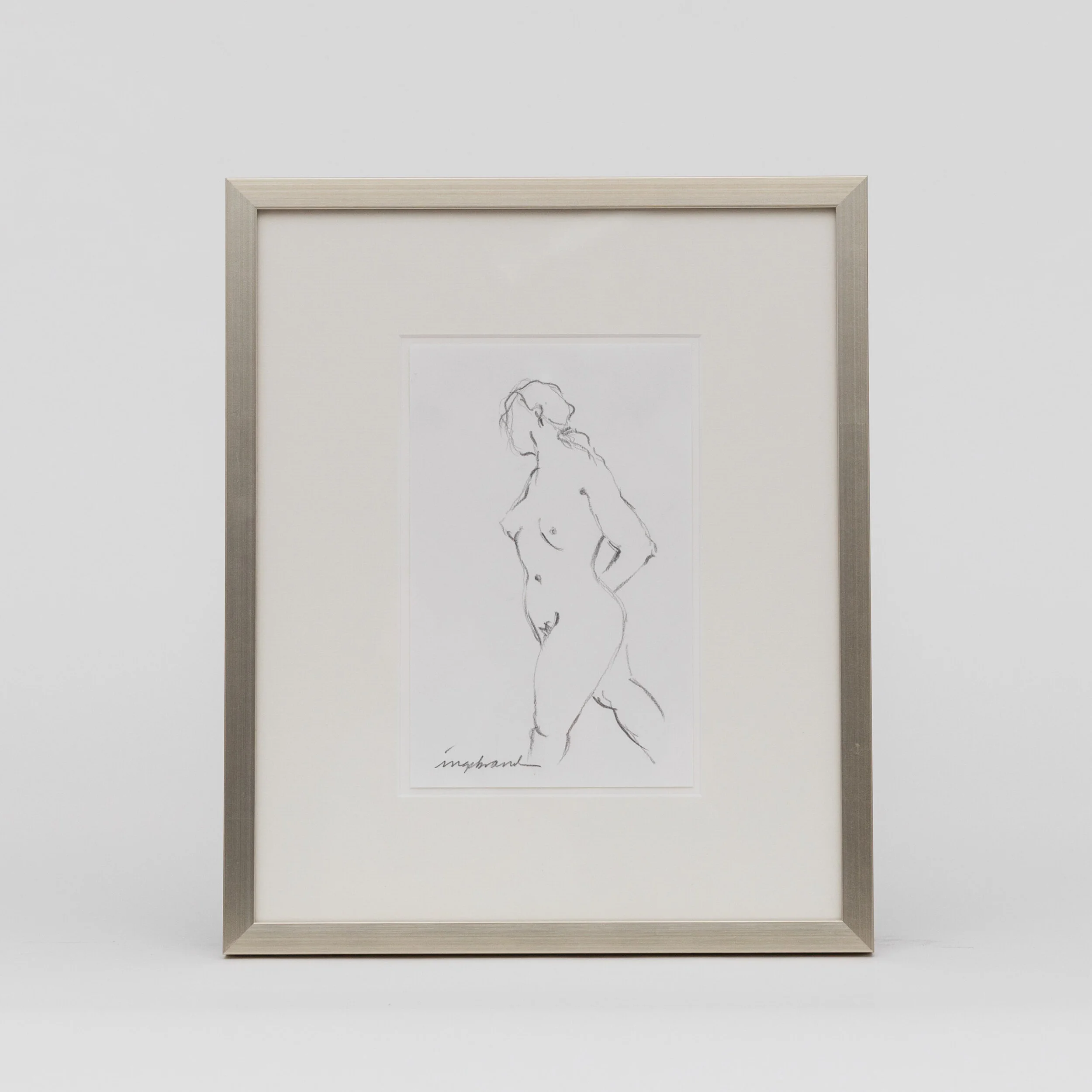 Contour Line Drawing, Graphite