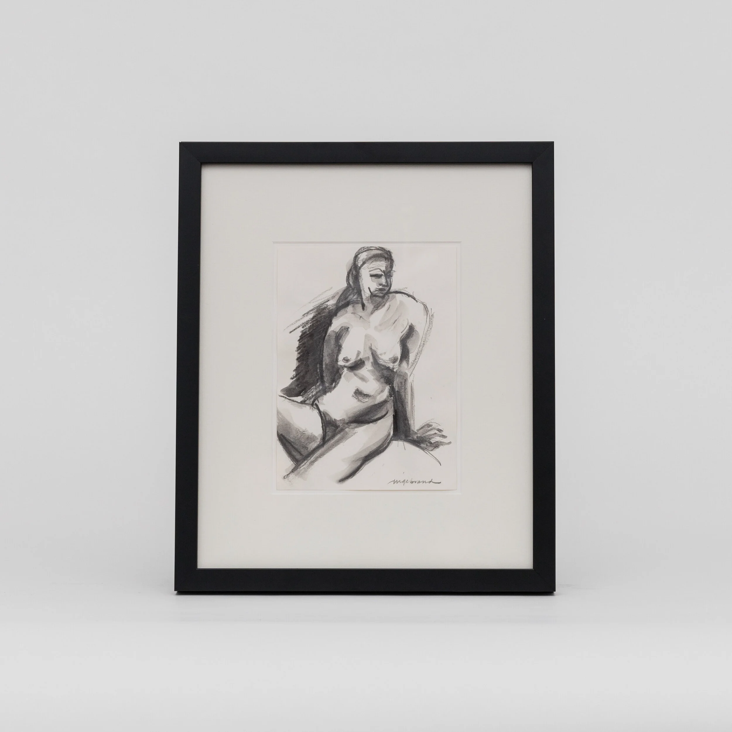 Contour Line Drawing, Graphite