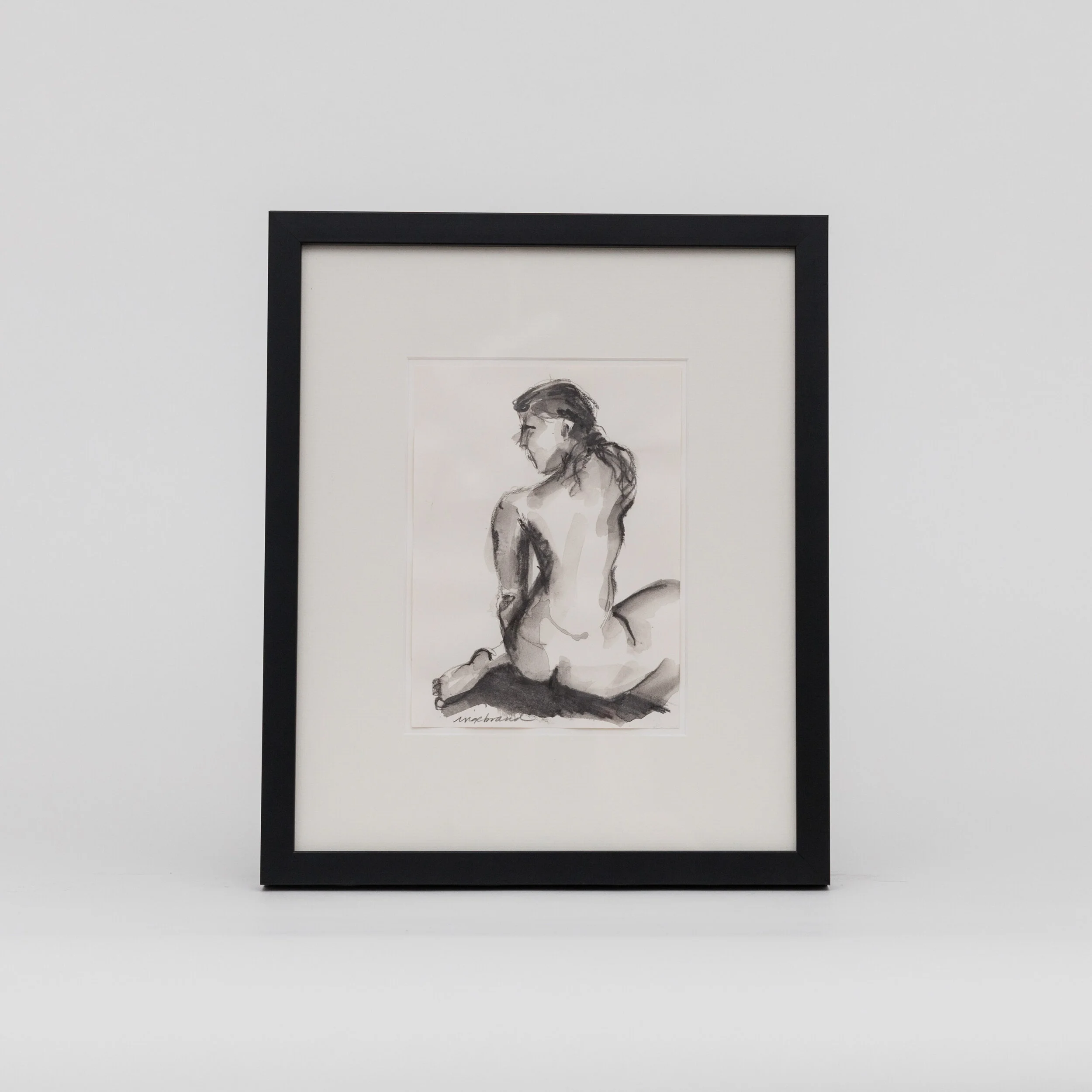 Contour Line Drawing, Graphite