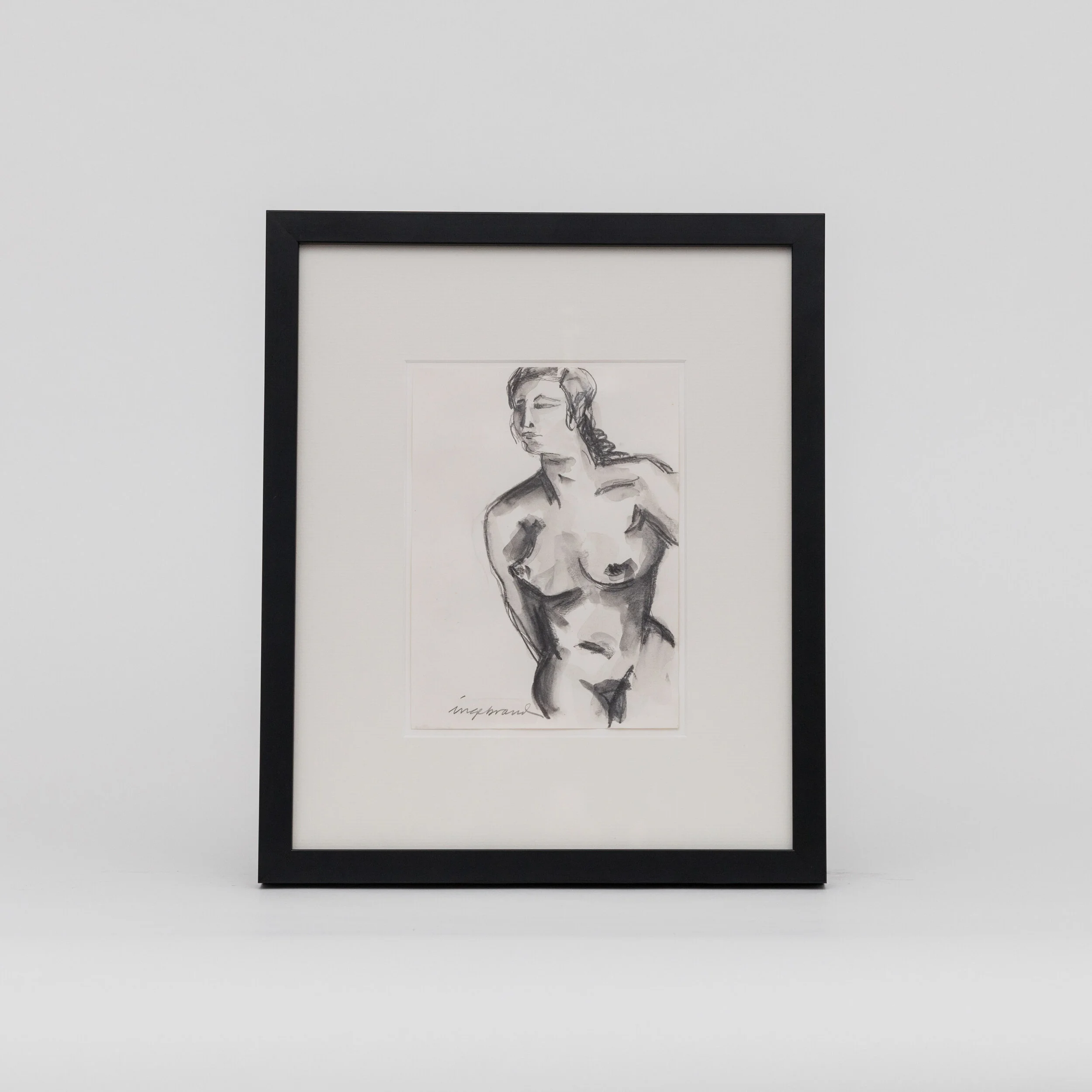 Contour Line Drawing, Graphite