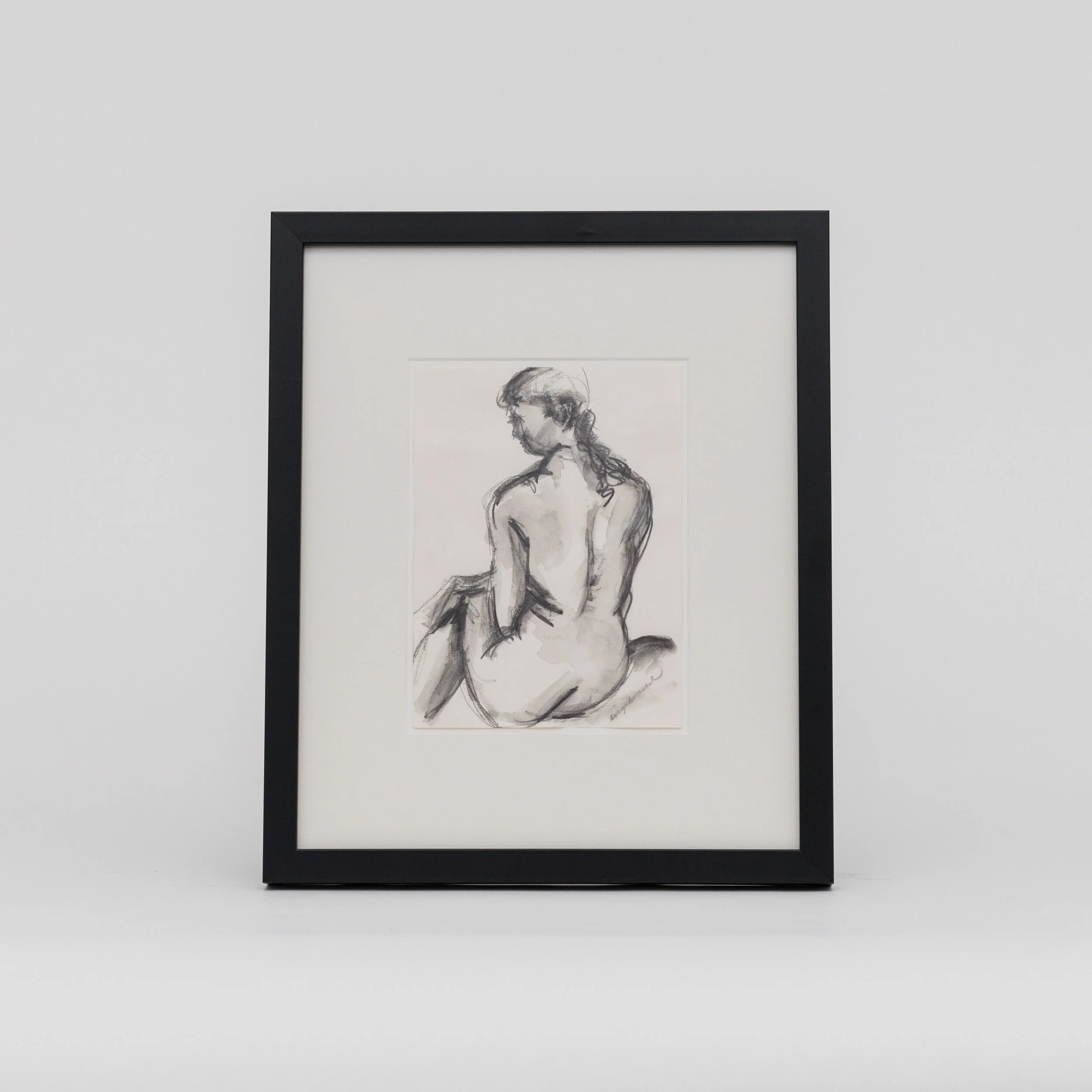 Contour Line Drawing, Graphite