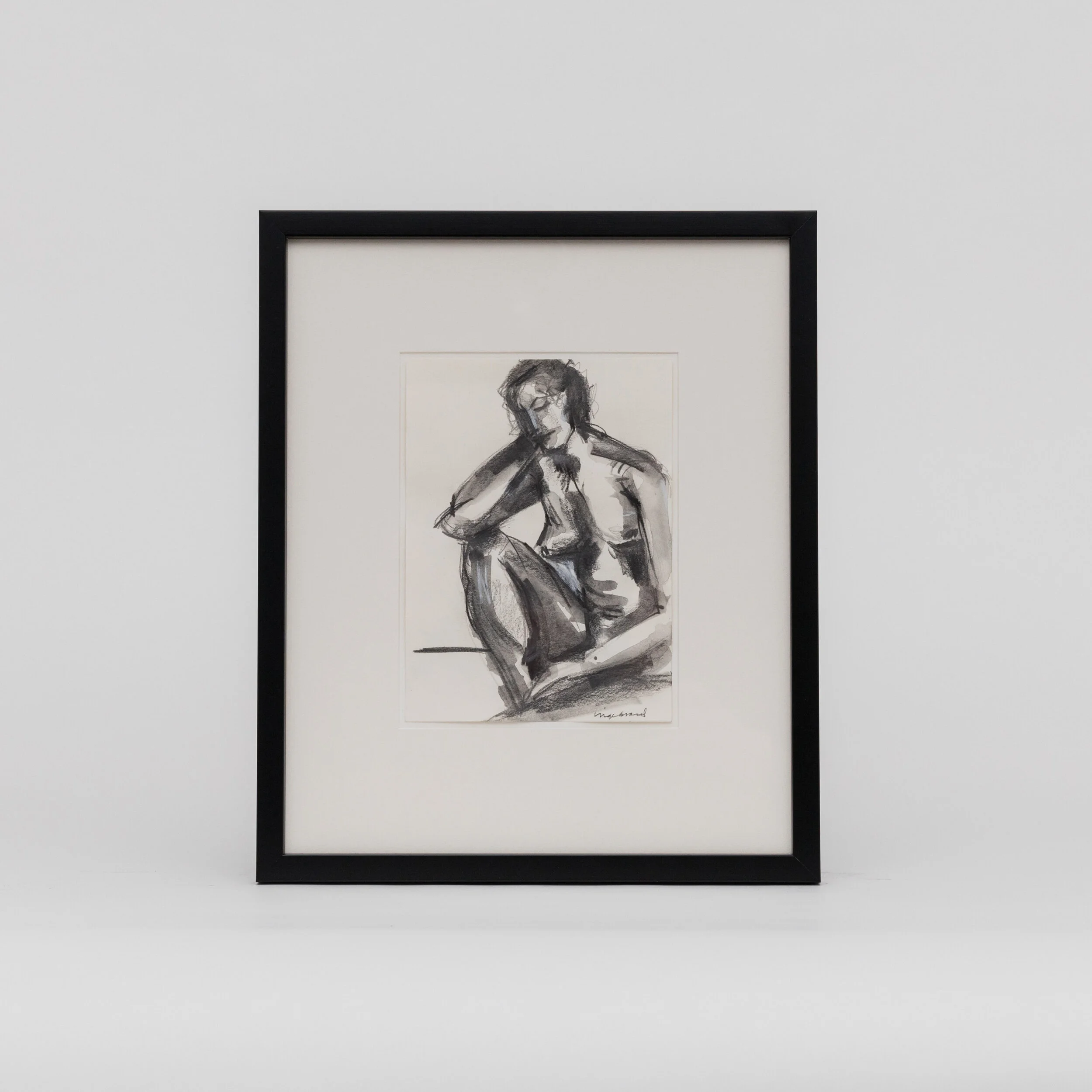 Contour Line Drawing, Graphite