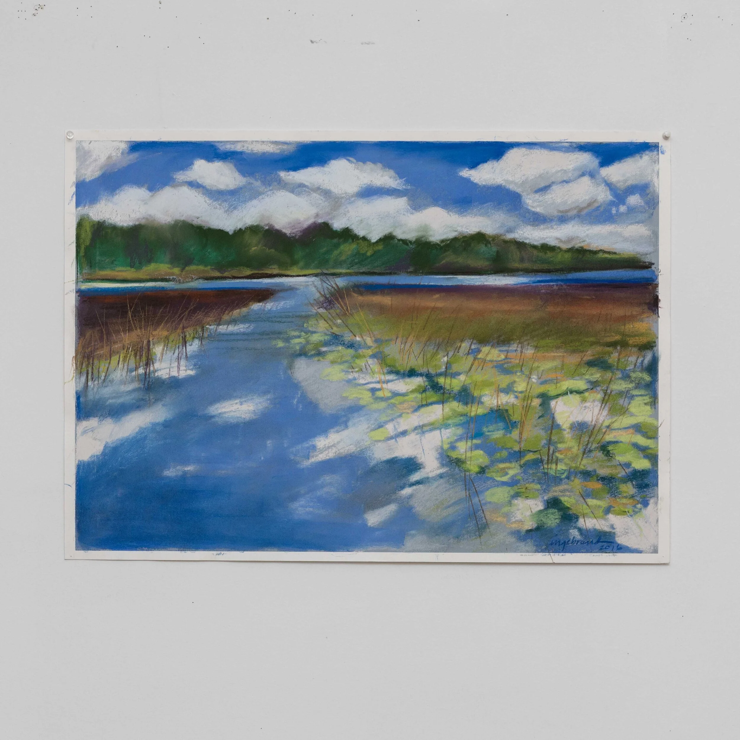 Mantrap Narrows, pastel