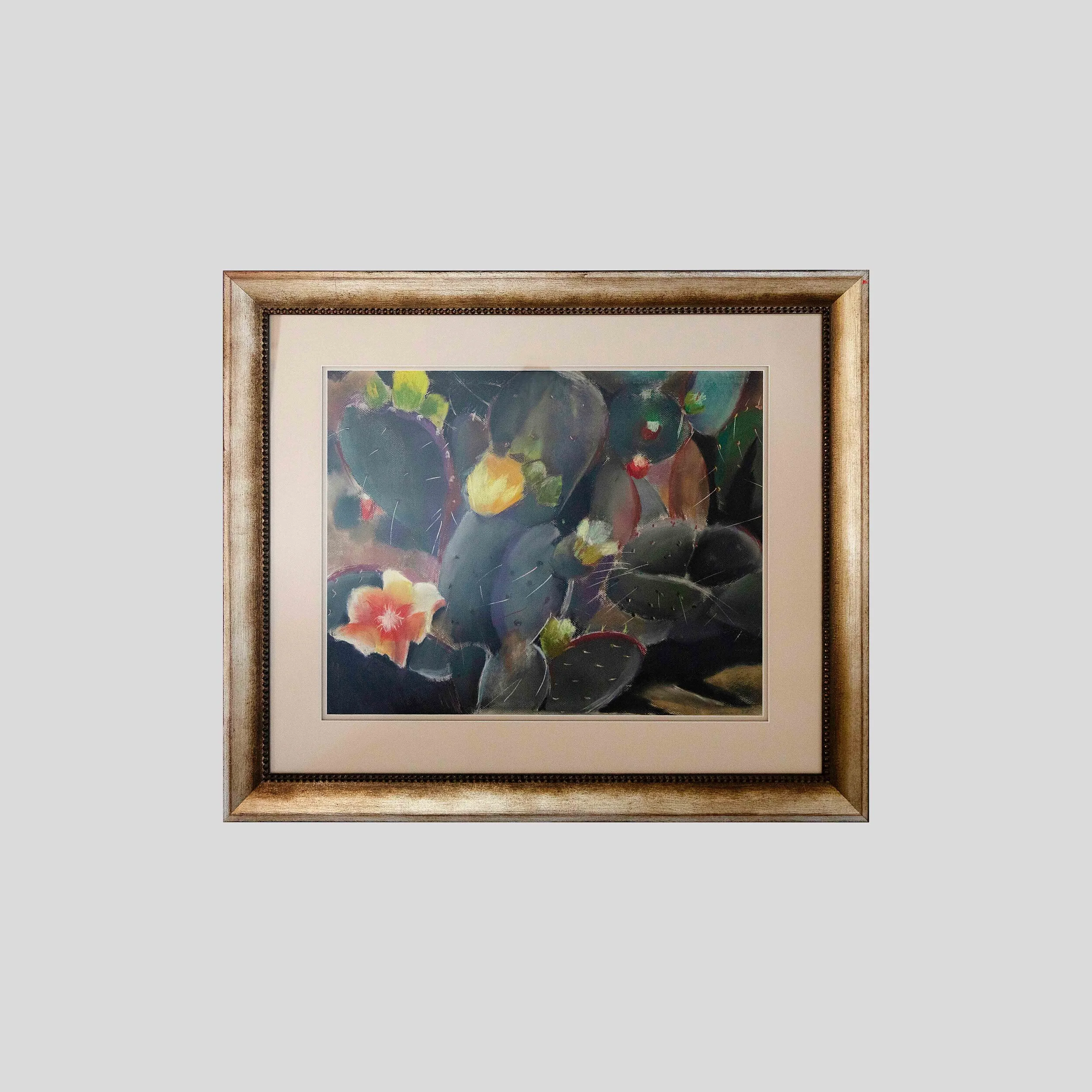 Desert Cactus, pastel