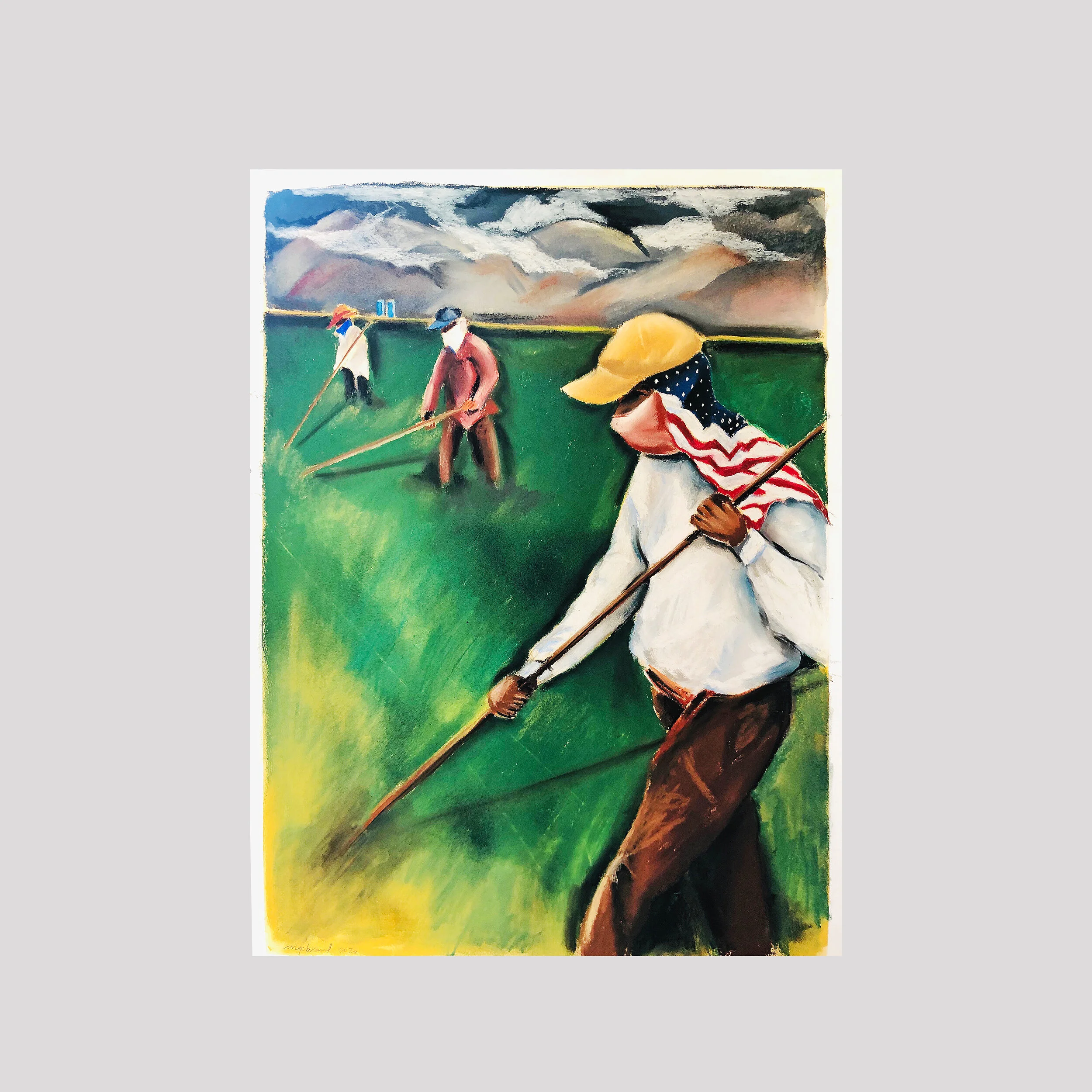 American Dreamers, pastel