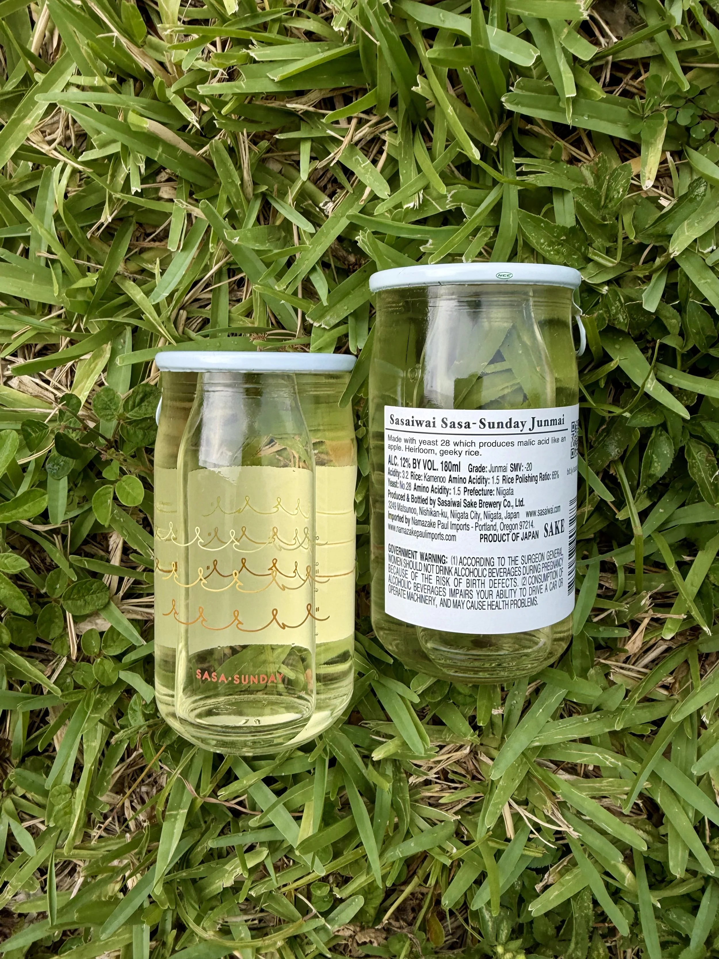 Sasaiwai - 'Sasa Sunday' Junmai Cup (180ml)