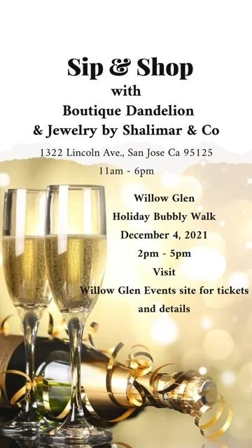 Sip &amp; Shop (Willow Glen Bubbly Walk)