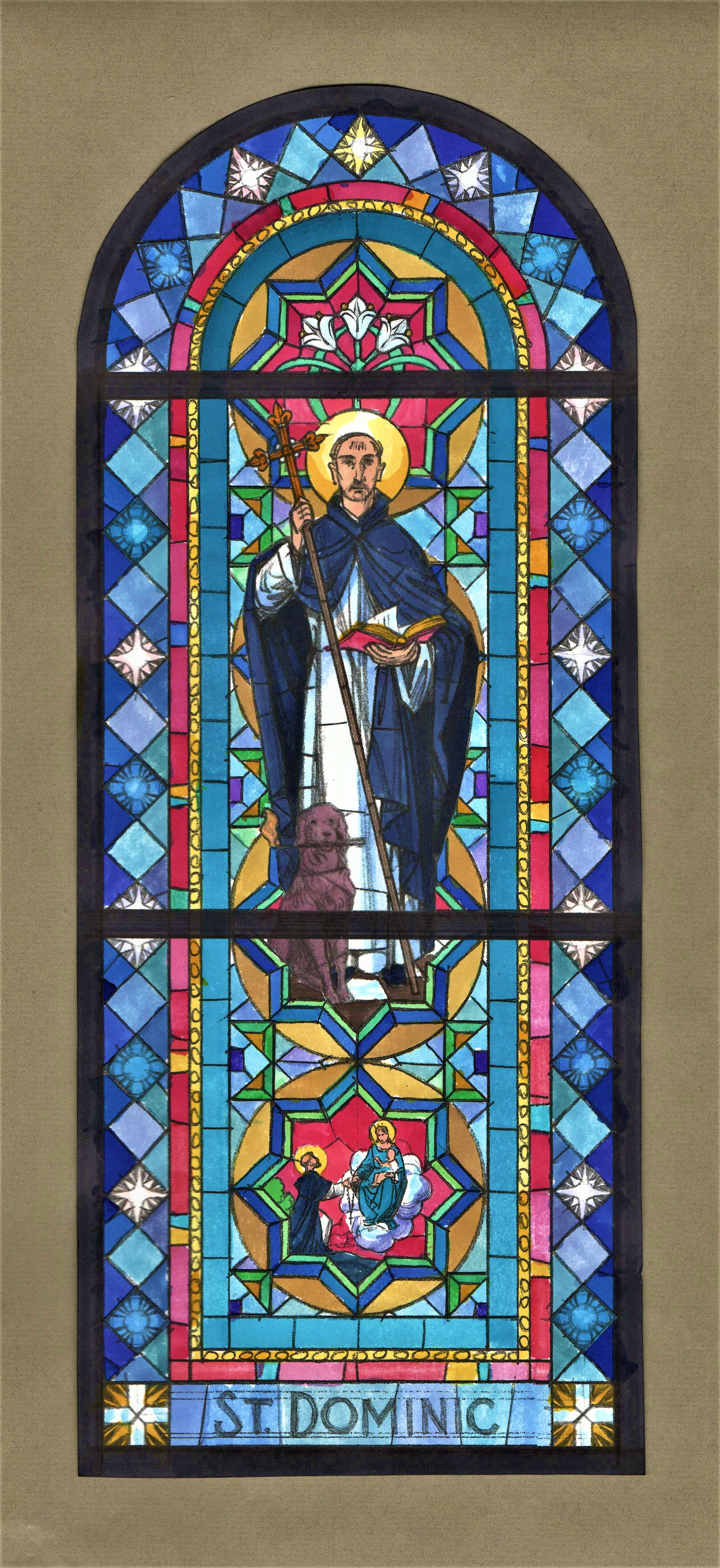 St. Dominic Stained Glass
