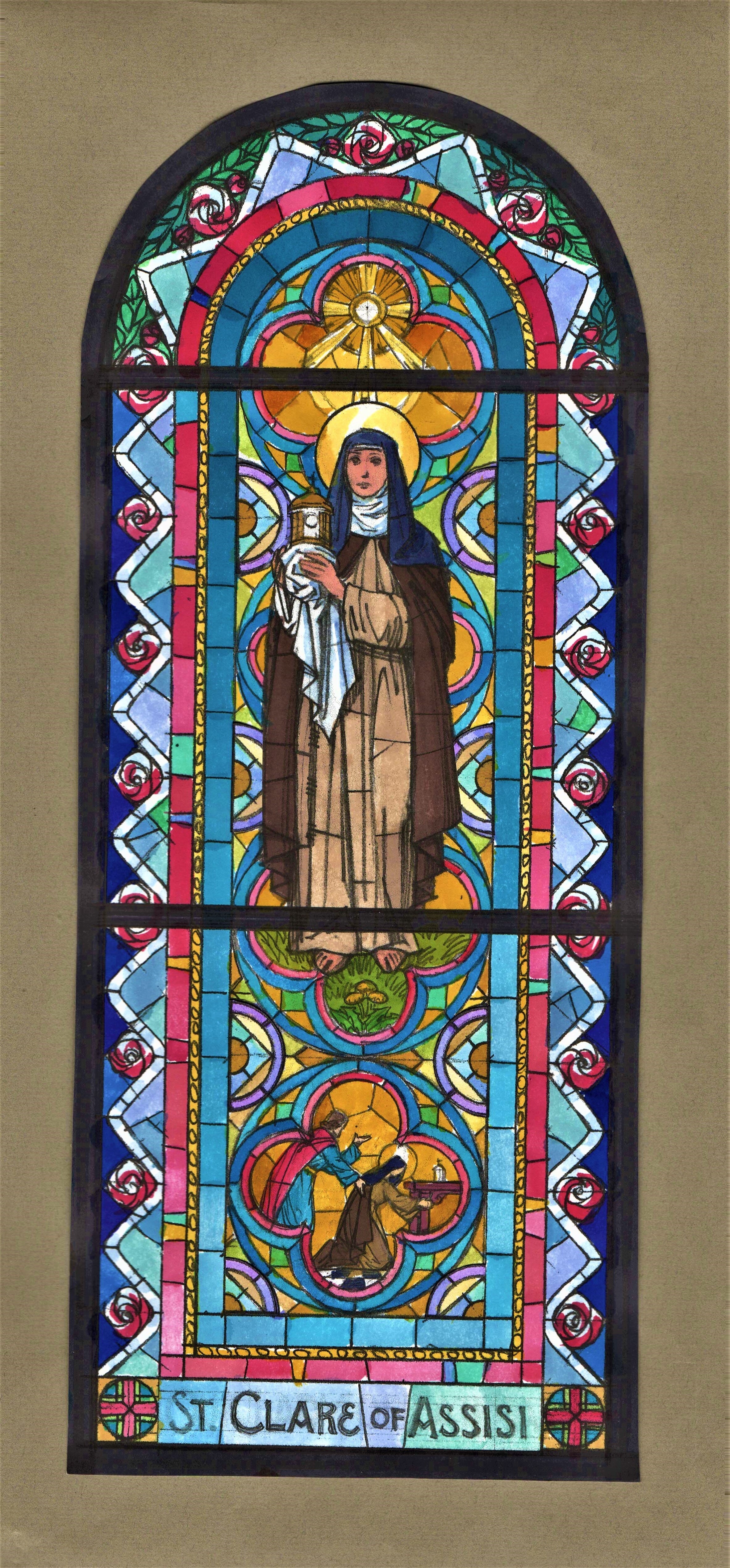 St. Clare Stained Glass