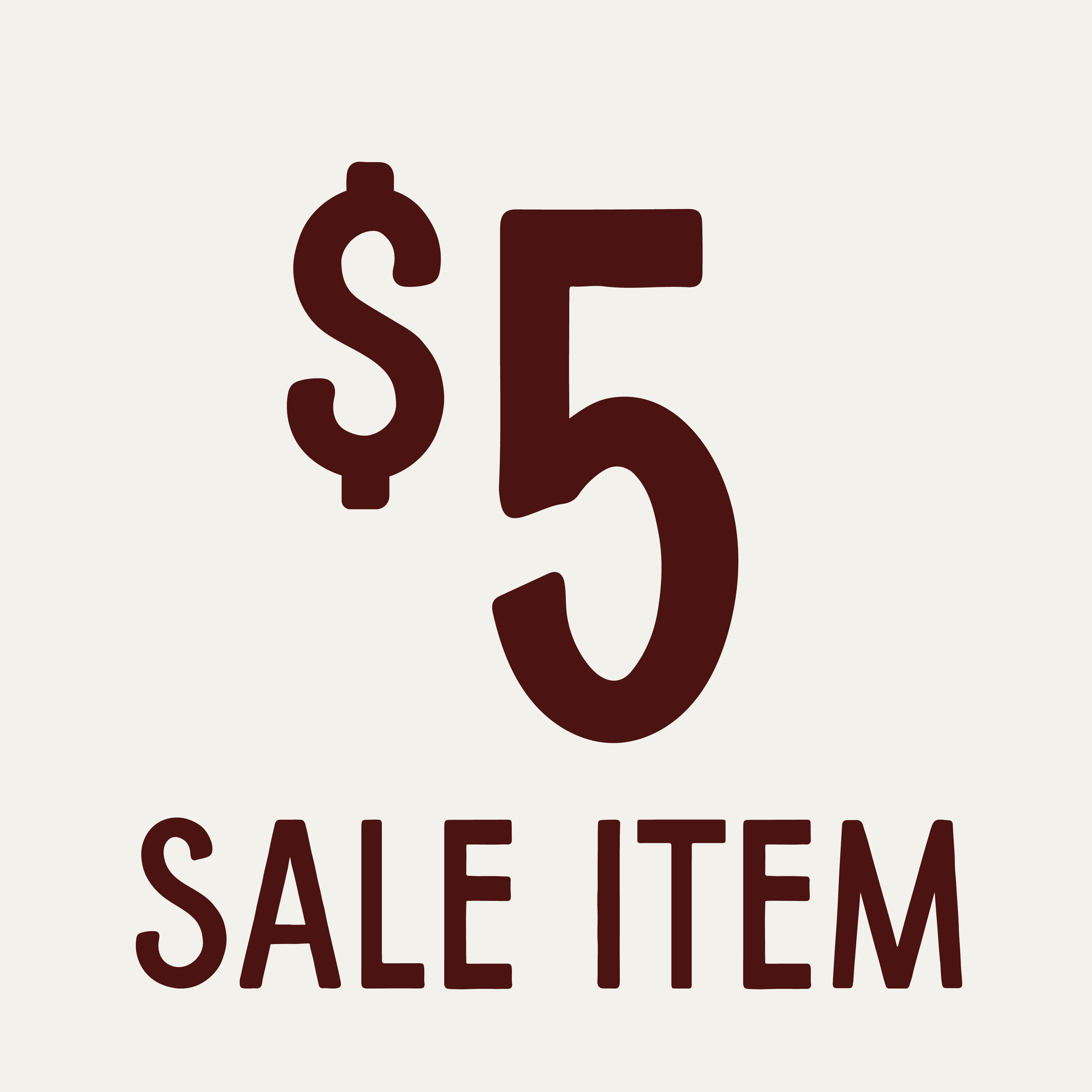 $5 Sale Item