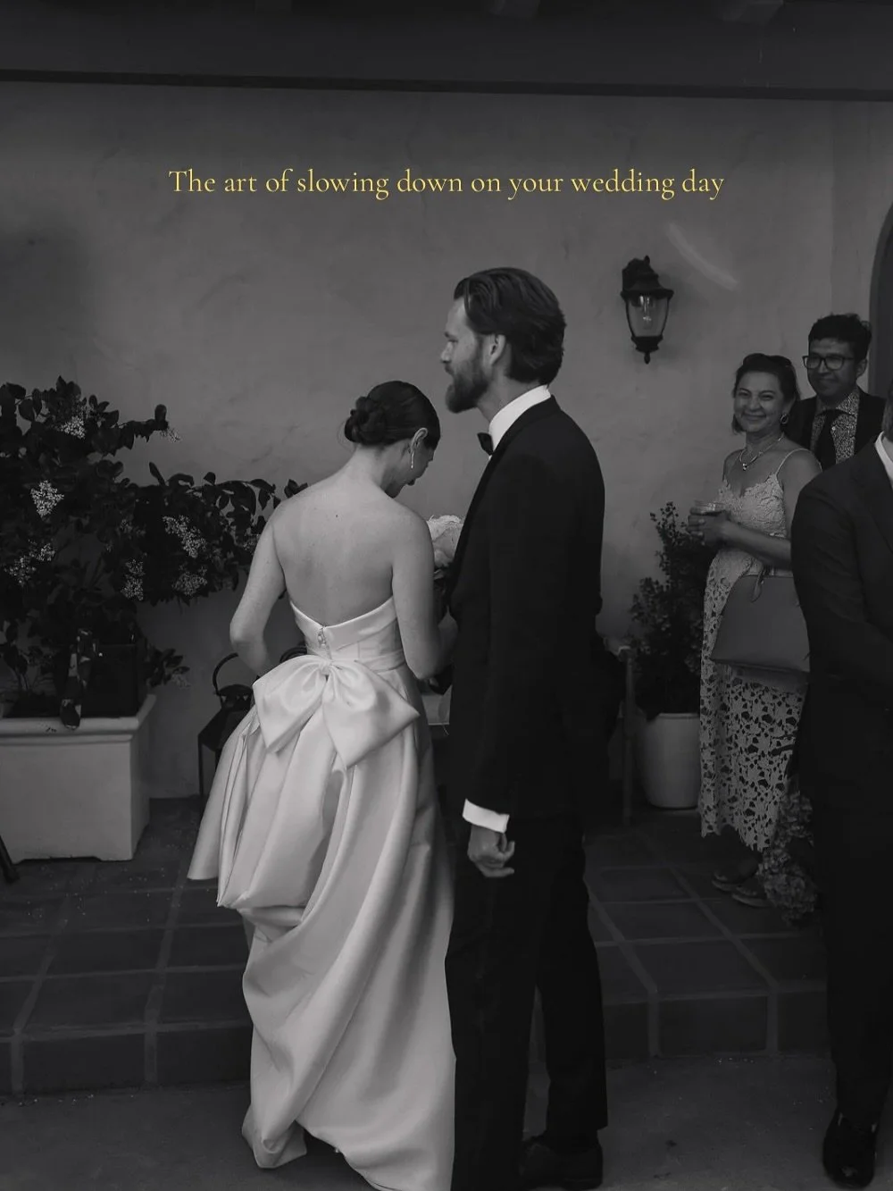✨The art of slowing down ✨
Here&rsquo;s a few ways I help you slow down on your wedding day:

1. Arriving early so the day starts relaxed and not rushed 
2. Film naturally slows things down. It forces you to live in the moment 
3. I don&rsquo;t cram 