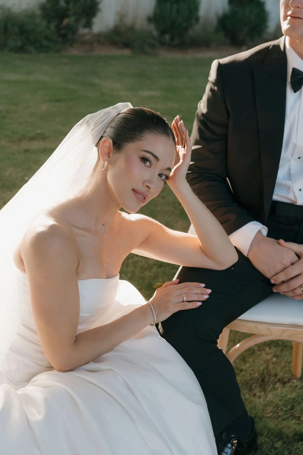 Bride poses for her San Diego Wedding