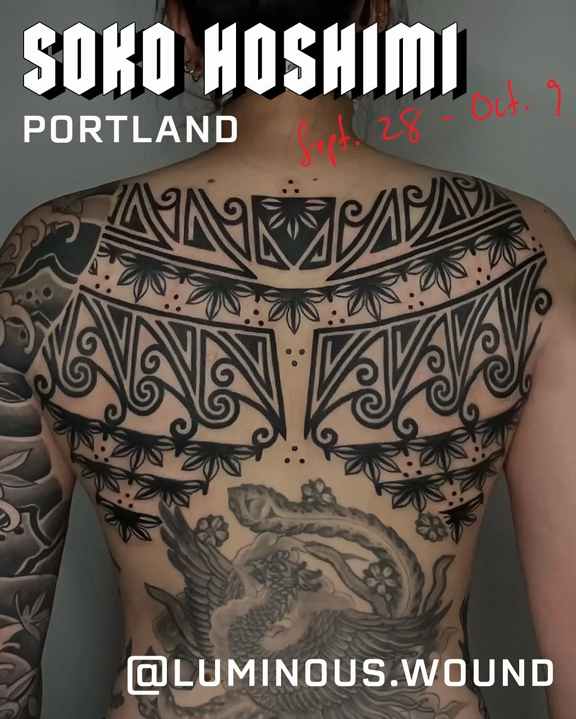 🔥GUEST ALERT🔥
We LOVE when former Bay Area tattooers come back to guest! Looking forward to hostinf @luminous.wound from Portland for select dates between September 28 - October 9. Their books may be nearly full for this visit, so reach out now to 