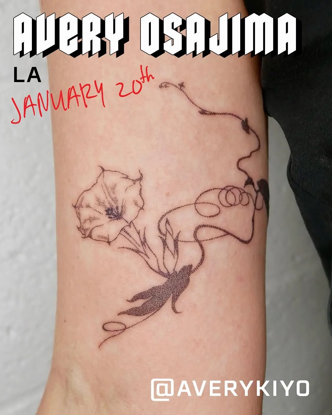 🔥GUEST ALERT🔥
We are hosting @averykiyo from LA for one day only, January 20th! Tap through to her profile to see her gorgeous portfolio and precious flash. Contact Avery directly to book!