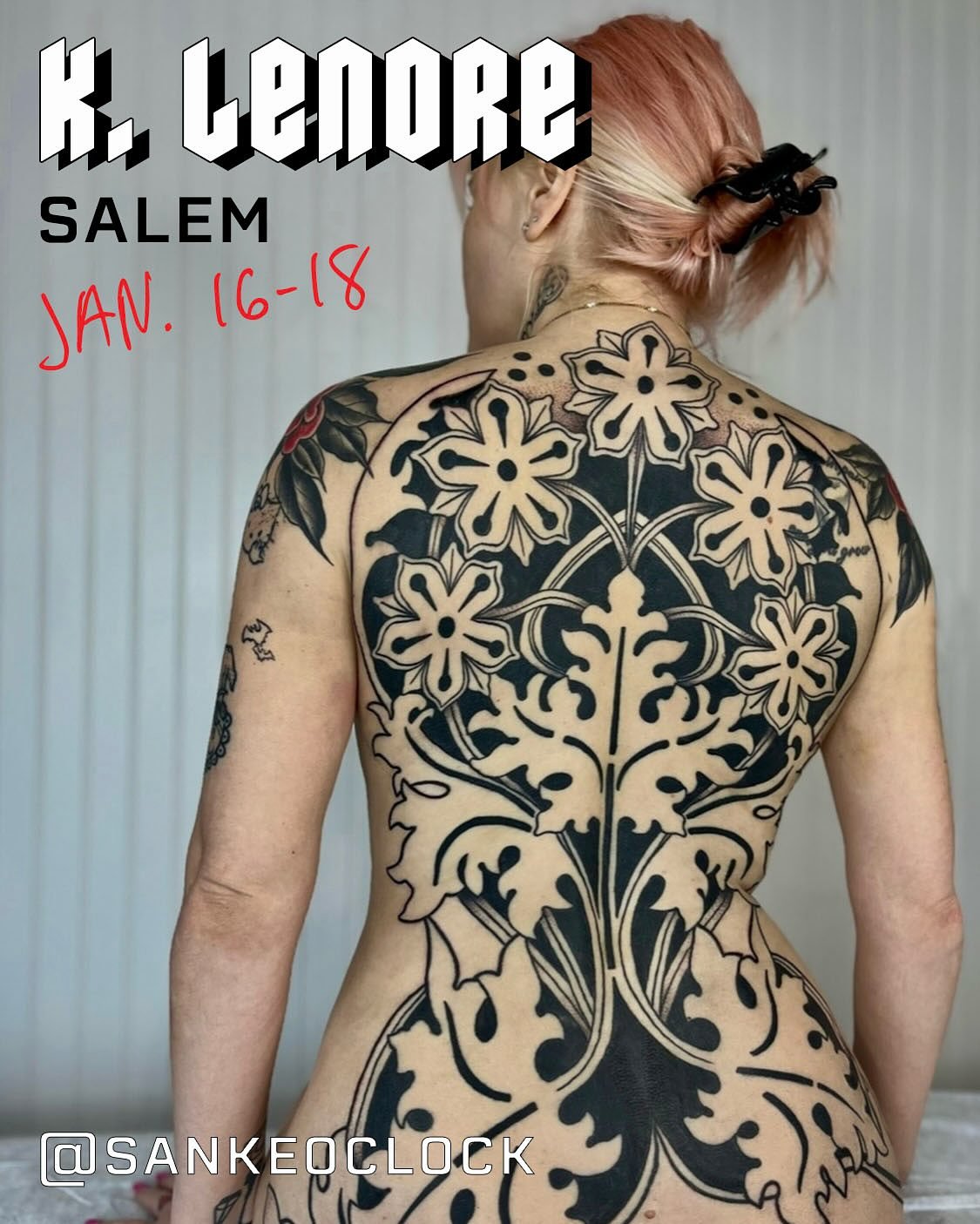 🔥GUEST ALERT🔥
We can&rsquo;t wait to have @snakeoclock back in the studio to excite and inspire us with their epic, stunning work! Contact K directly to book.