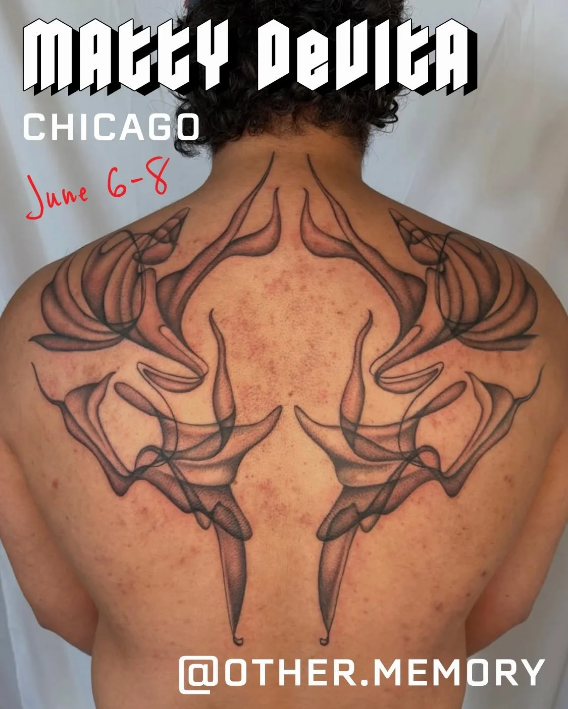 🔥GUEST ALERT🔥
Long time friend of the studio @other.memory is coming to work with us June 6-8! Check out Matty&rsquo;s website for his full portfolio of available flash, covering not only flora and fauna, but also some of the most stellar abstract 