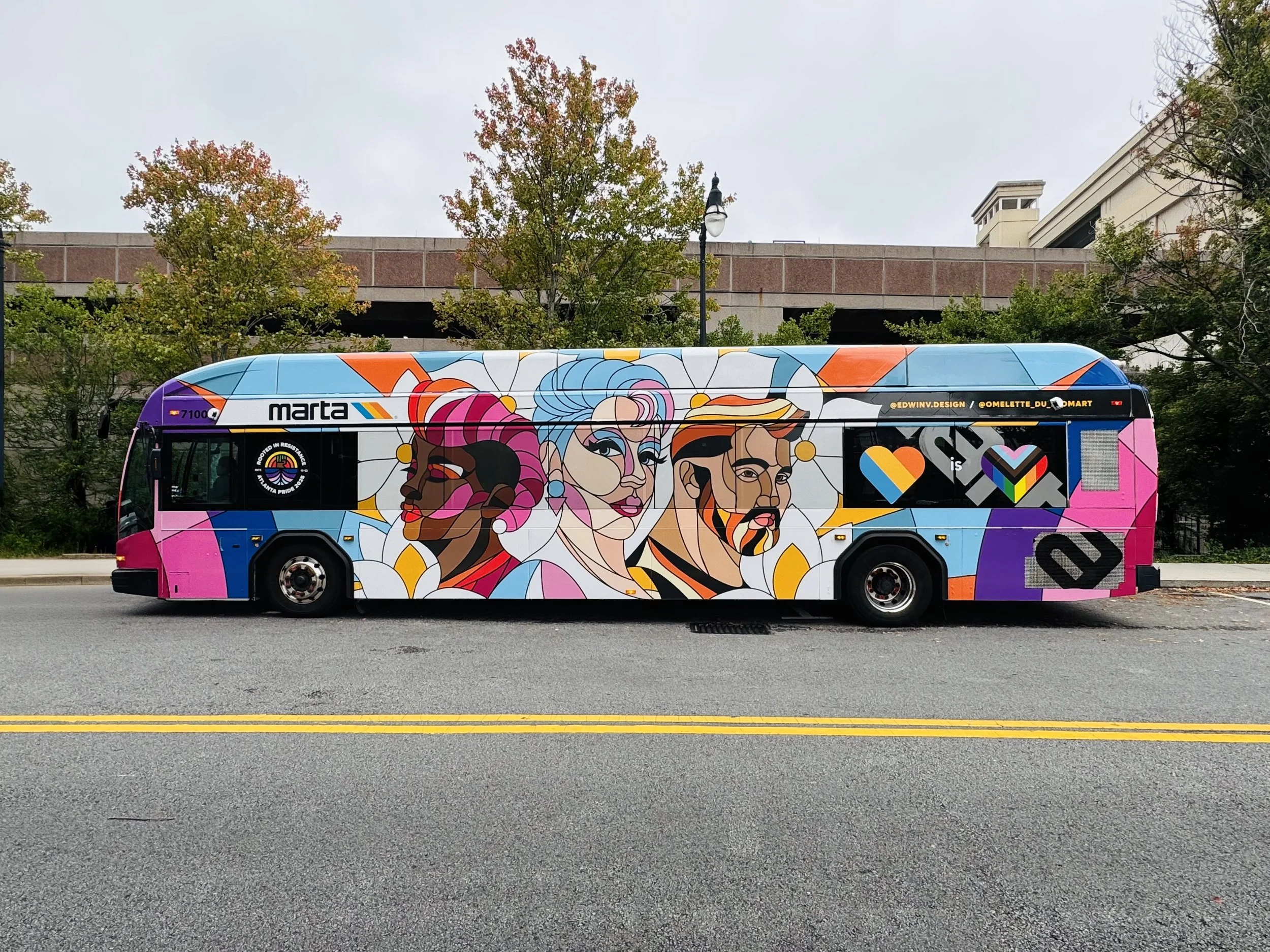 MARTA Pride Bus Wrap
