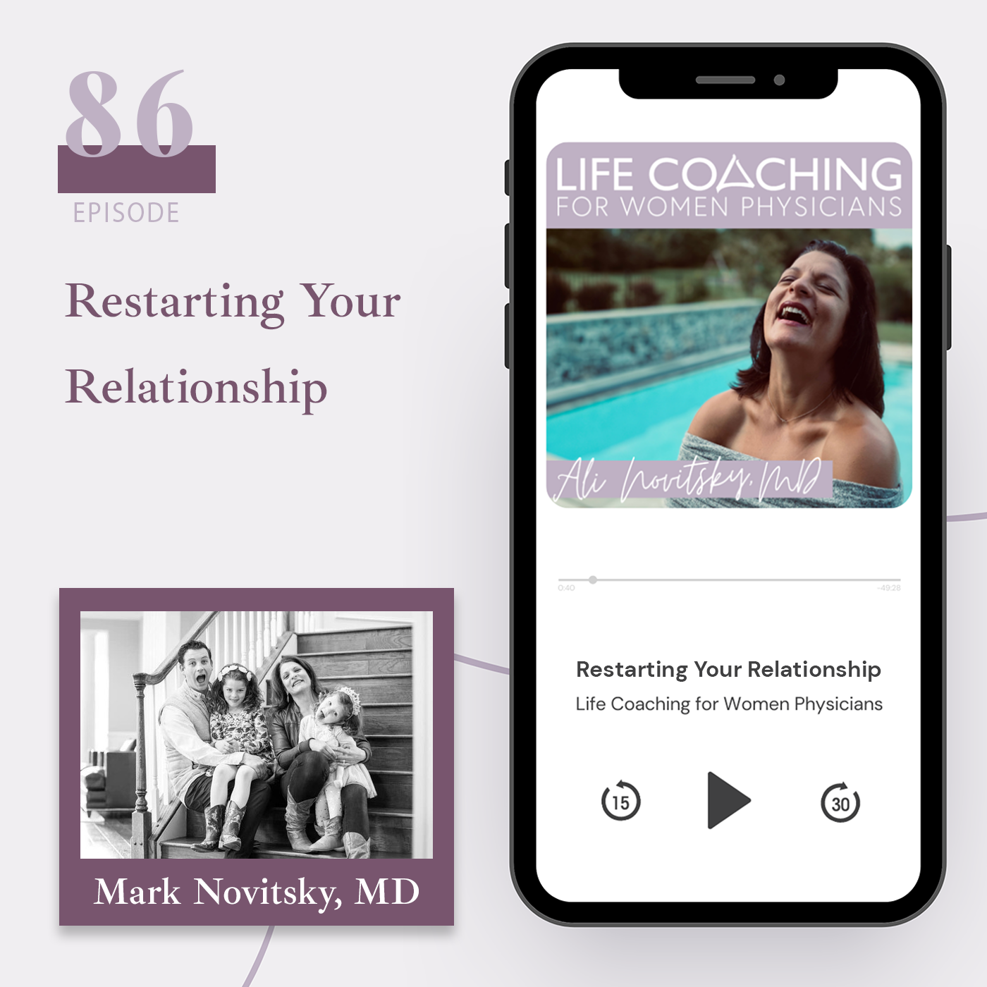 86. Restarting Your Relationship with Mark Novitsky, MD