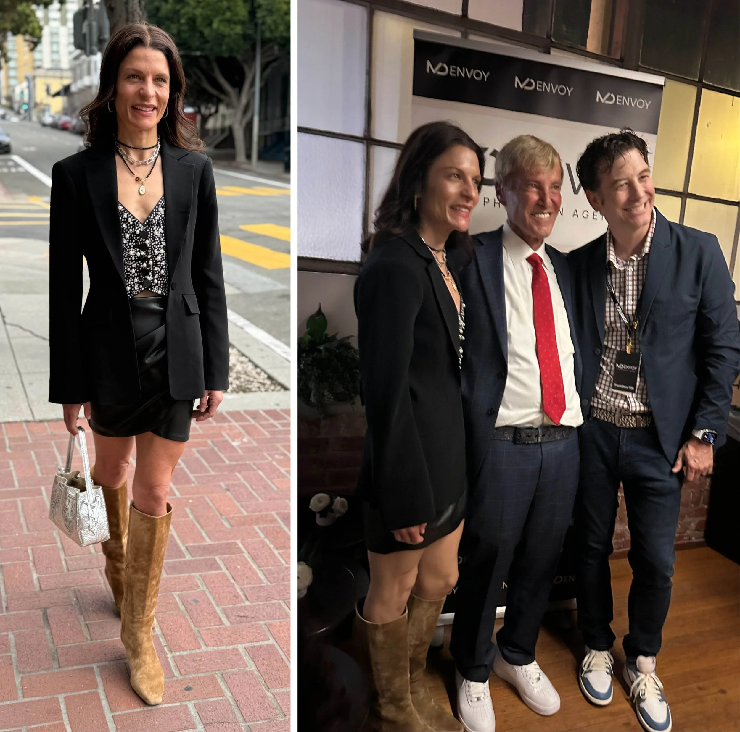 Ali & Mark Novitsky w/Leigh Steinberg