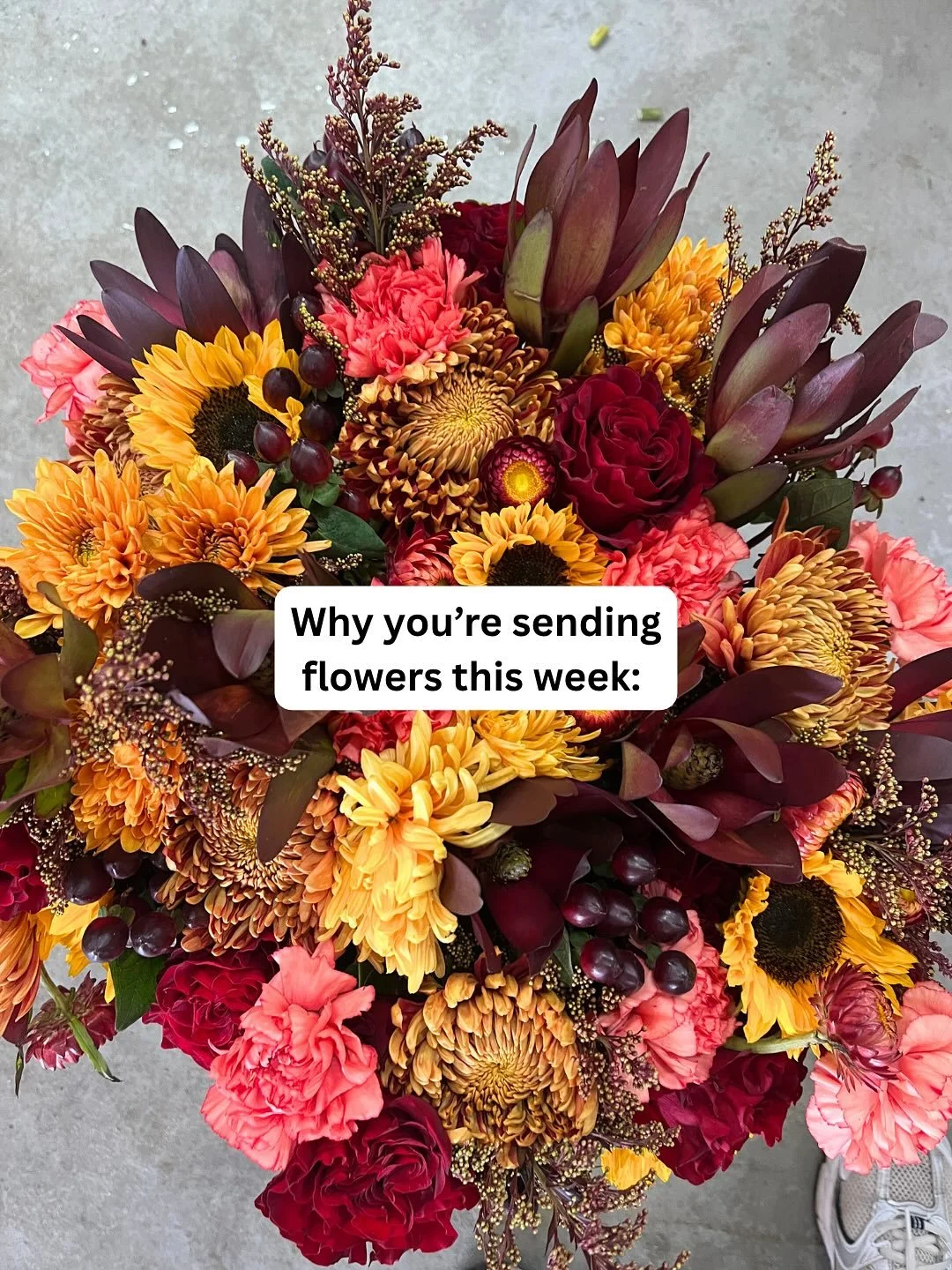 Your love notes &amp; blooms this week are the sweetest! 💌

Swipe to see why you&rsquo;re sending flowers this week. ➡️

Order by noon Monday - Saturday for same day delivery! 🚚