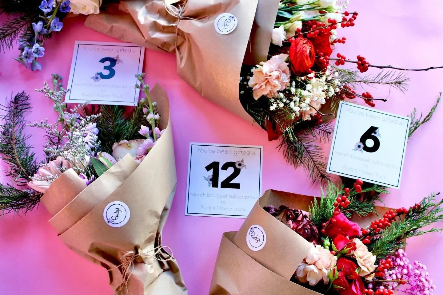 Get ahead on your gift giving this year and give the gift of an experience!

Enjoy 20% off all flower subscriptions - today &amp; Monday ONLY!

We offer multiple floral subscriptions to choose from:
💐 bi-weekly for 1 month 
💐 weekly for 1 month 
💐