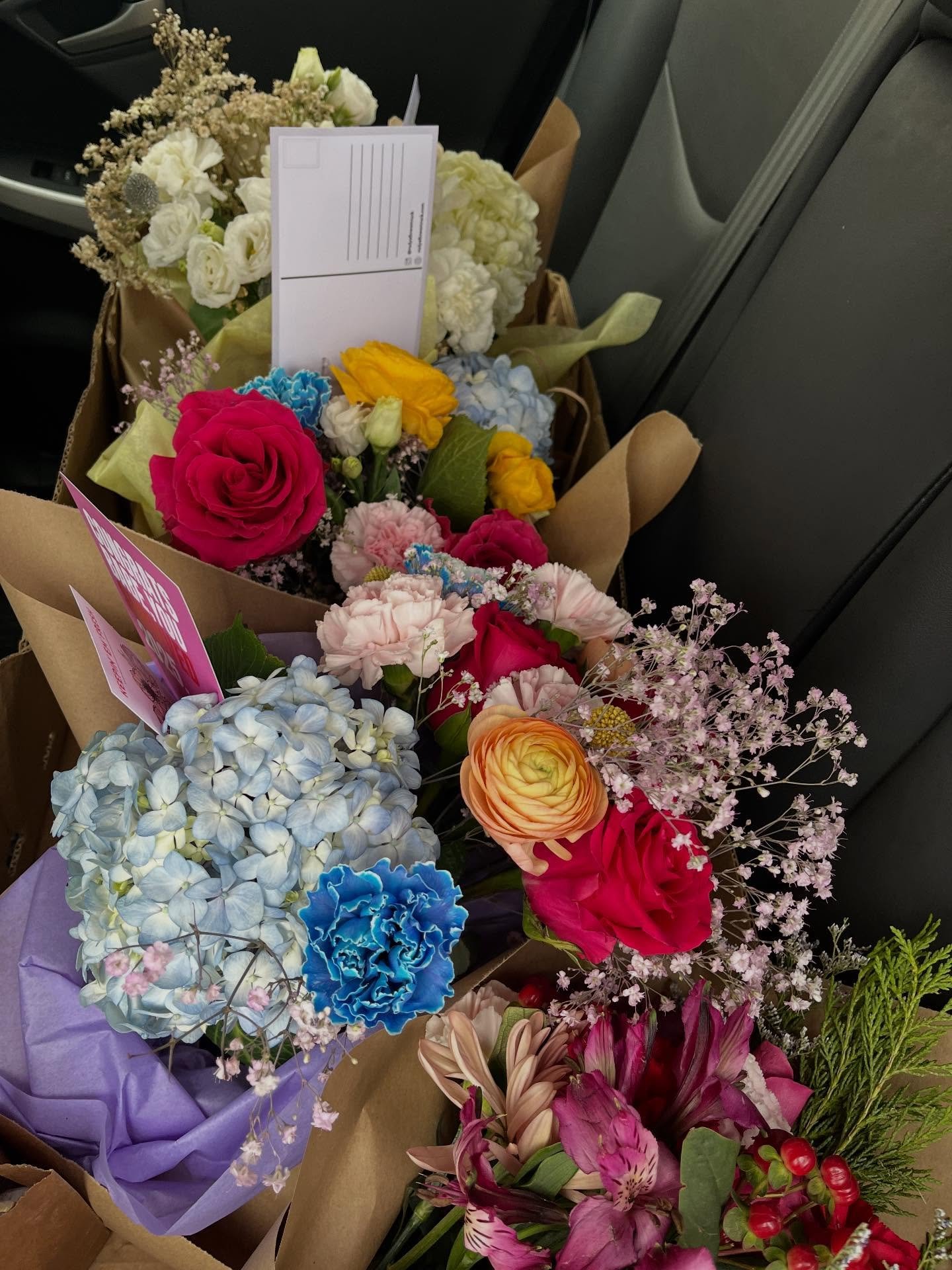 It&rsquo;s been one hell of a week, and you need some dang flowers! Treat yourself to something pretty, we deserve it. ❤️

Enjoy same day delivery today and tomorrow if you order before noon. 

*pictured are some delivery scenes from this week