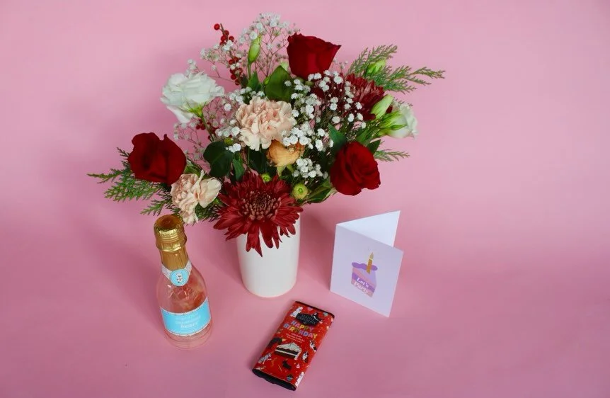 Not sure what to say? Let flowers do the talking.

🎂 For Birthdays - birthday box with flower subscription 

❤️&zwj;🩹 We&rsquo;re Sorry - provide comfort with our cozy gift bag

🎉 Congratulations- Send a congrats gift box 

Order by noon for same 
