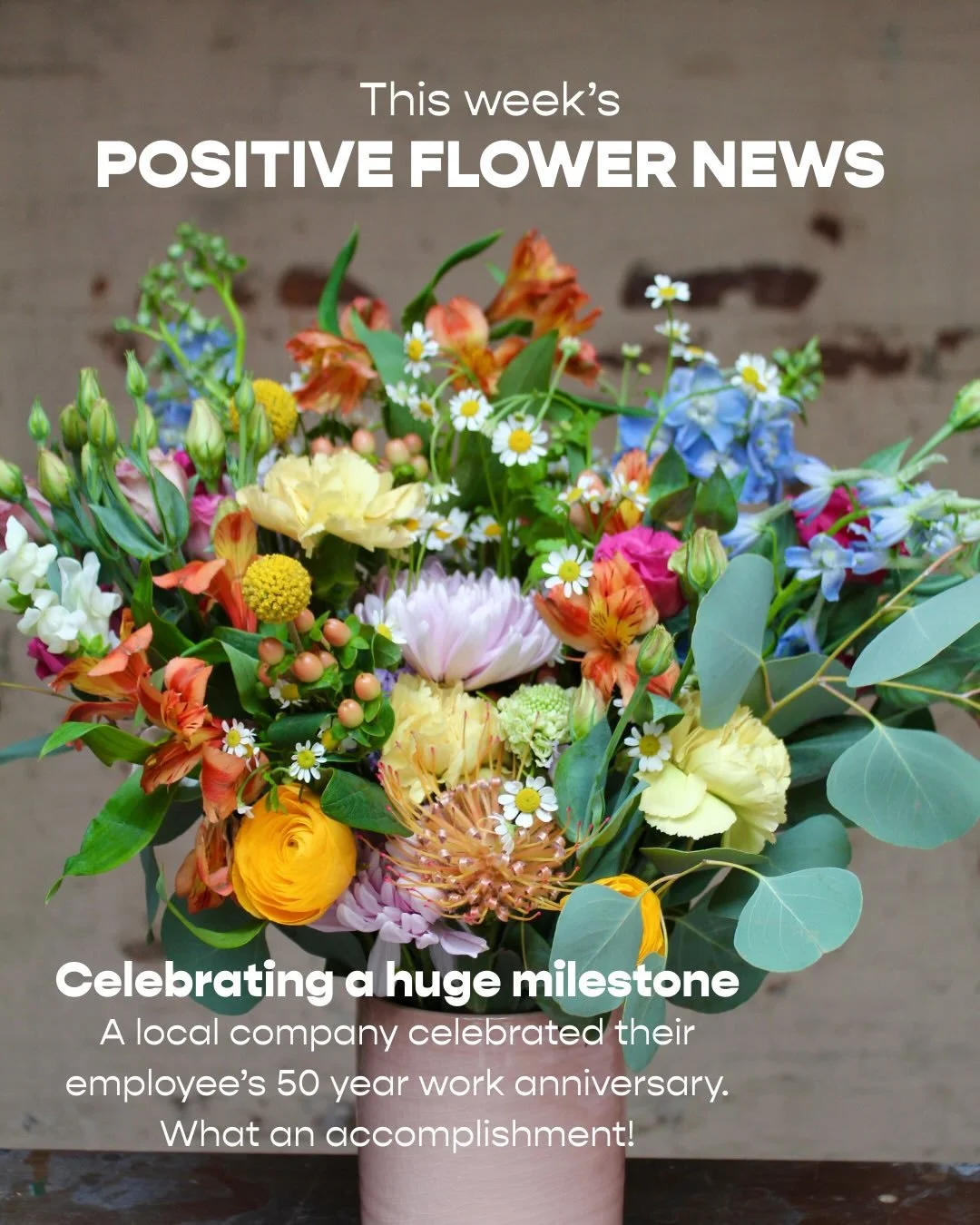 We thought ya&rsquo;ll needed a little positive refresh on your page ☺️ 

This is the kind of news that&rsquo;s contagious and it&rsquo;s all thanks to your kindness! Keep spreading the love with flowers 🫶🏻