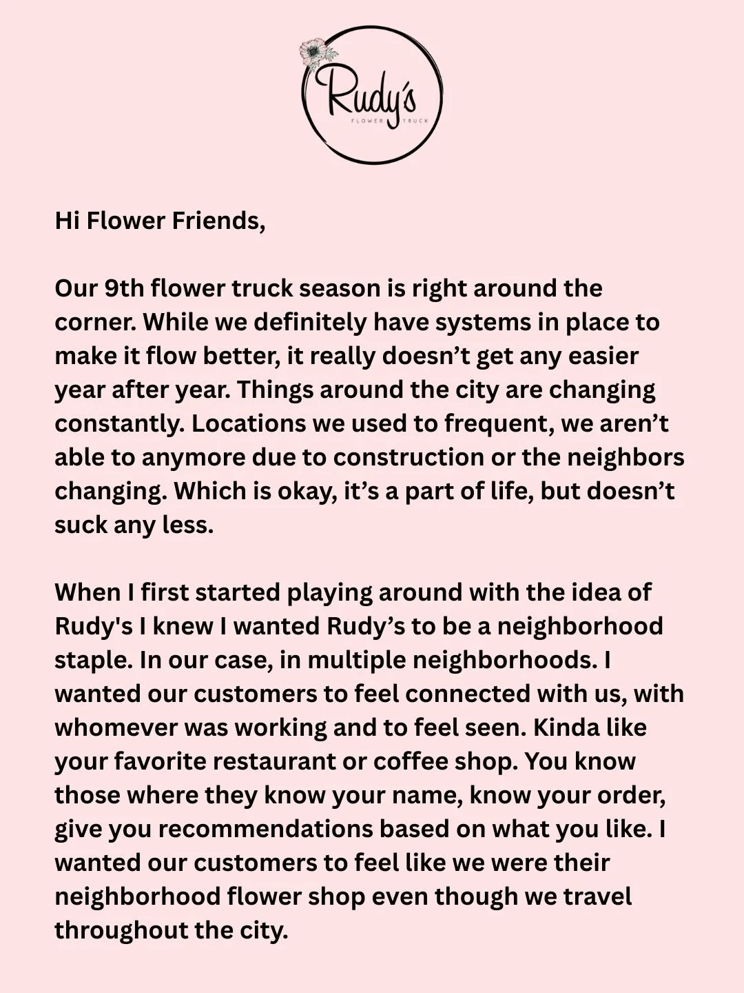We&rsquo;re ready to create beautiful bouquets and lasting memories with you this weekend, flower friends. 🛻💐

Find us here:
Saturday:
STL - @_ao_co 10-3
Kirkwood - @teleocoffee 9-2

Sunday:
STL - @russellsstl 9-2
Kirkwood - @honeybeesbg 9-2