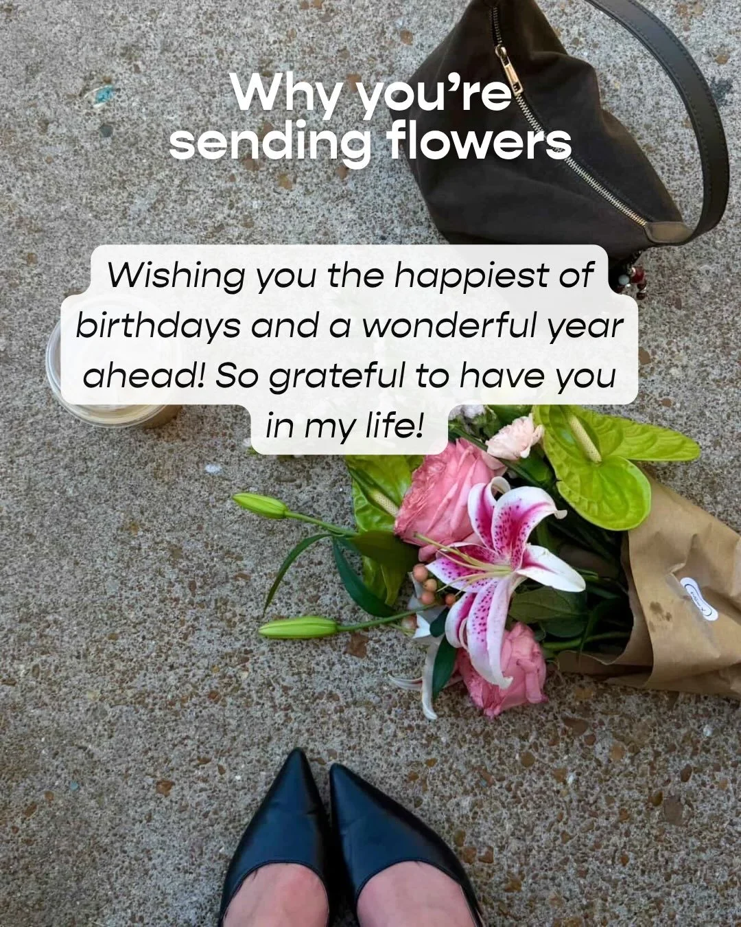 Why send flowers? Because it makes your people smile 😊 

Order by noon Monday - Saturday for same day delivery 🚚