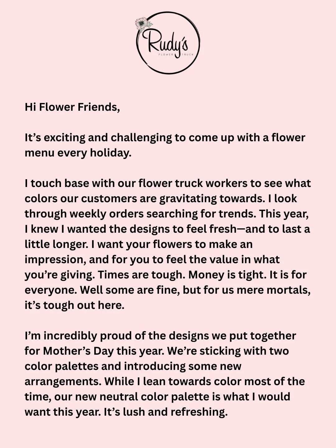 A little insight into Mother&rsquo;s Day ❤️💌