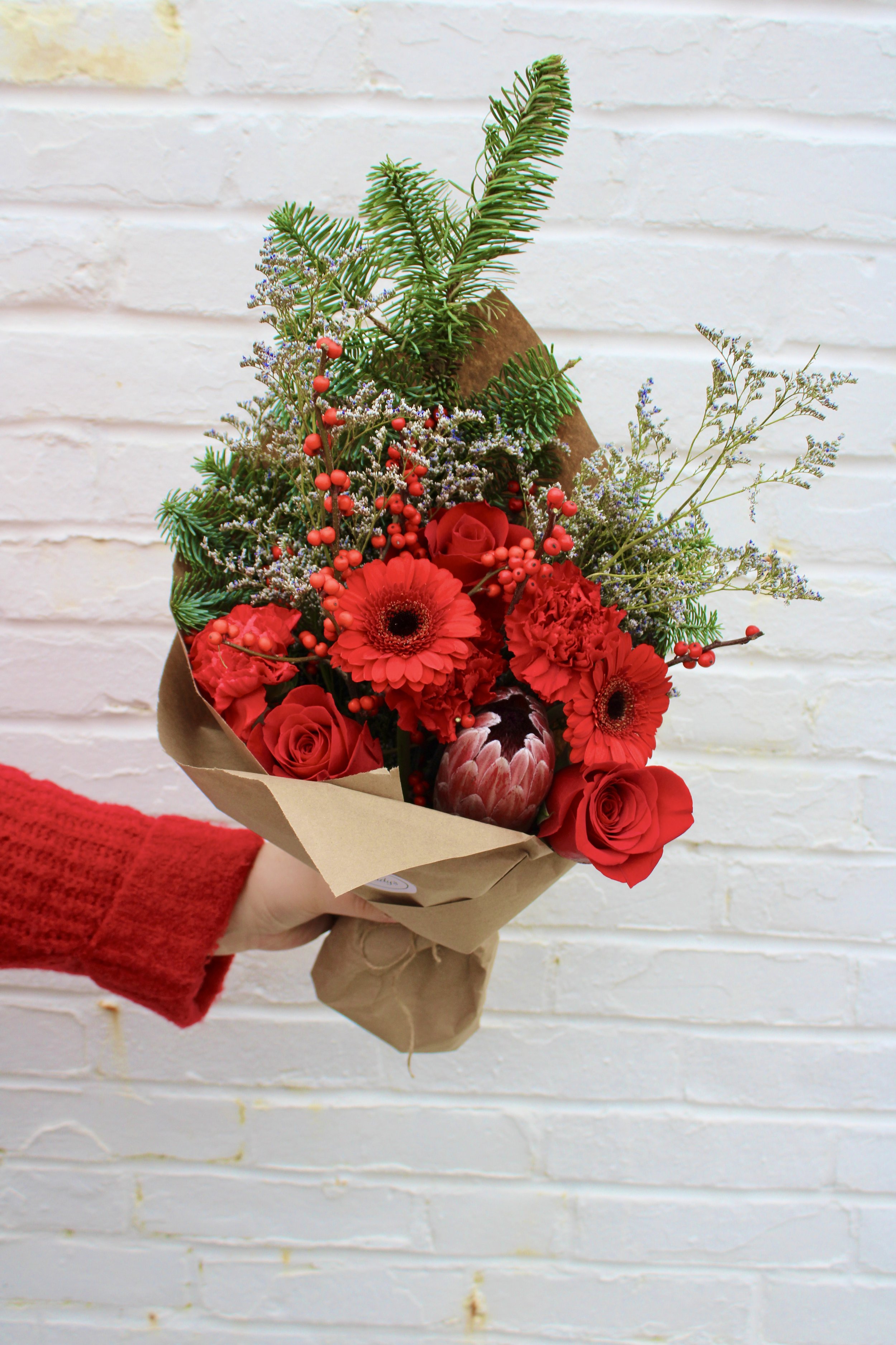 Crimson Velvet Bouquet