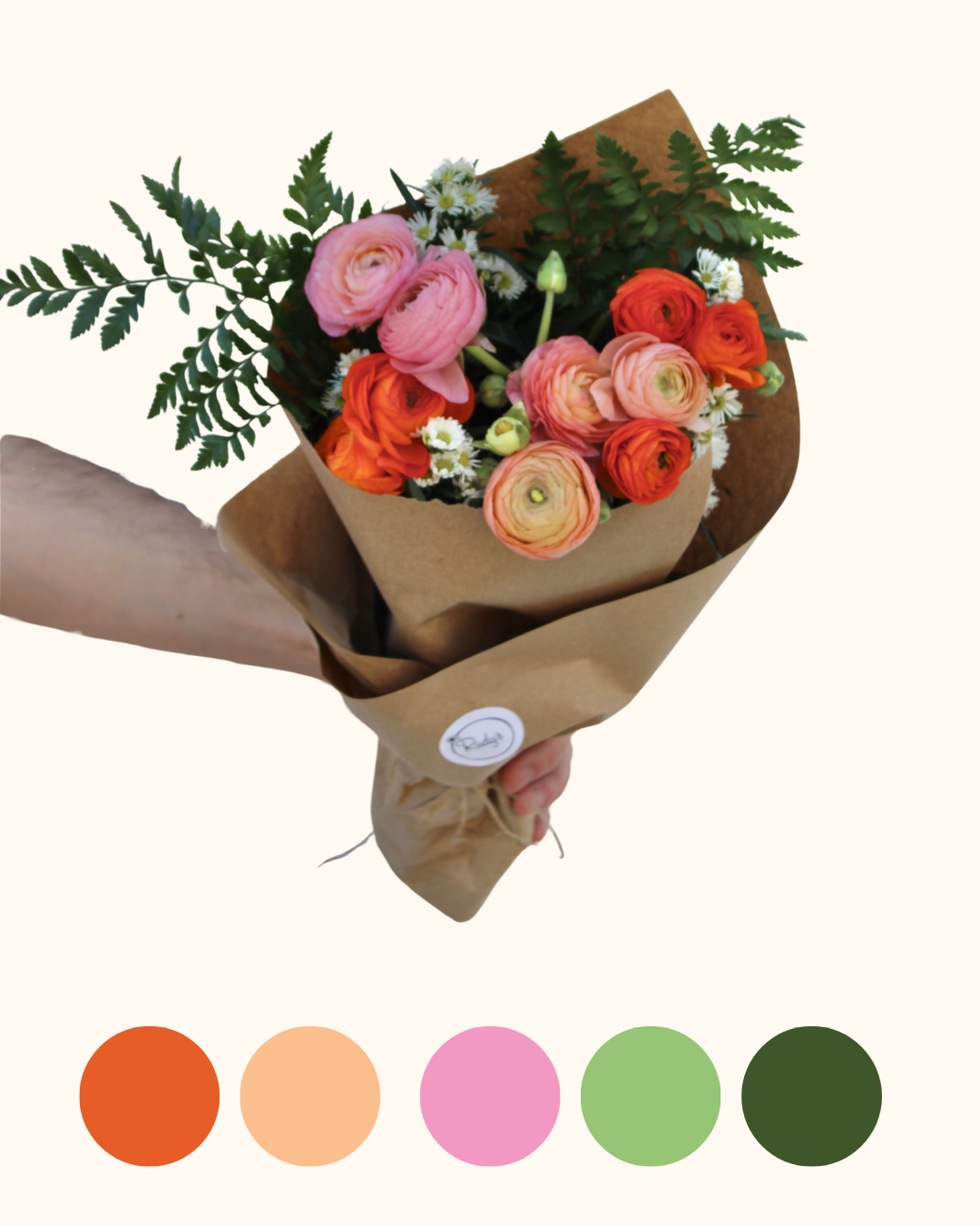 ranunculus bouquet, spring bouquet, Spring Flowers, Easter Gifts, spring vase arrangement, roses, hydrangeas, tulips