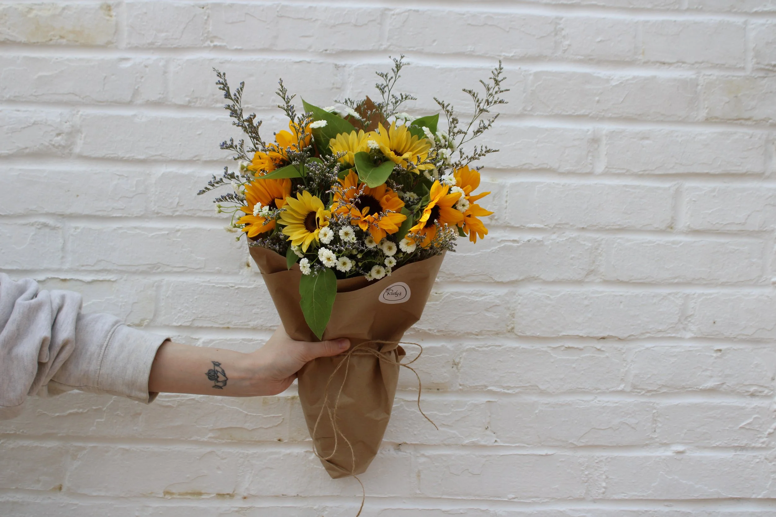 double sunflower wrapped.JPG