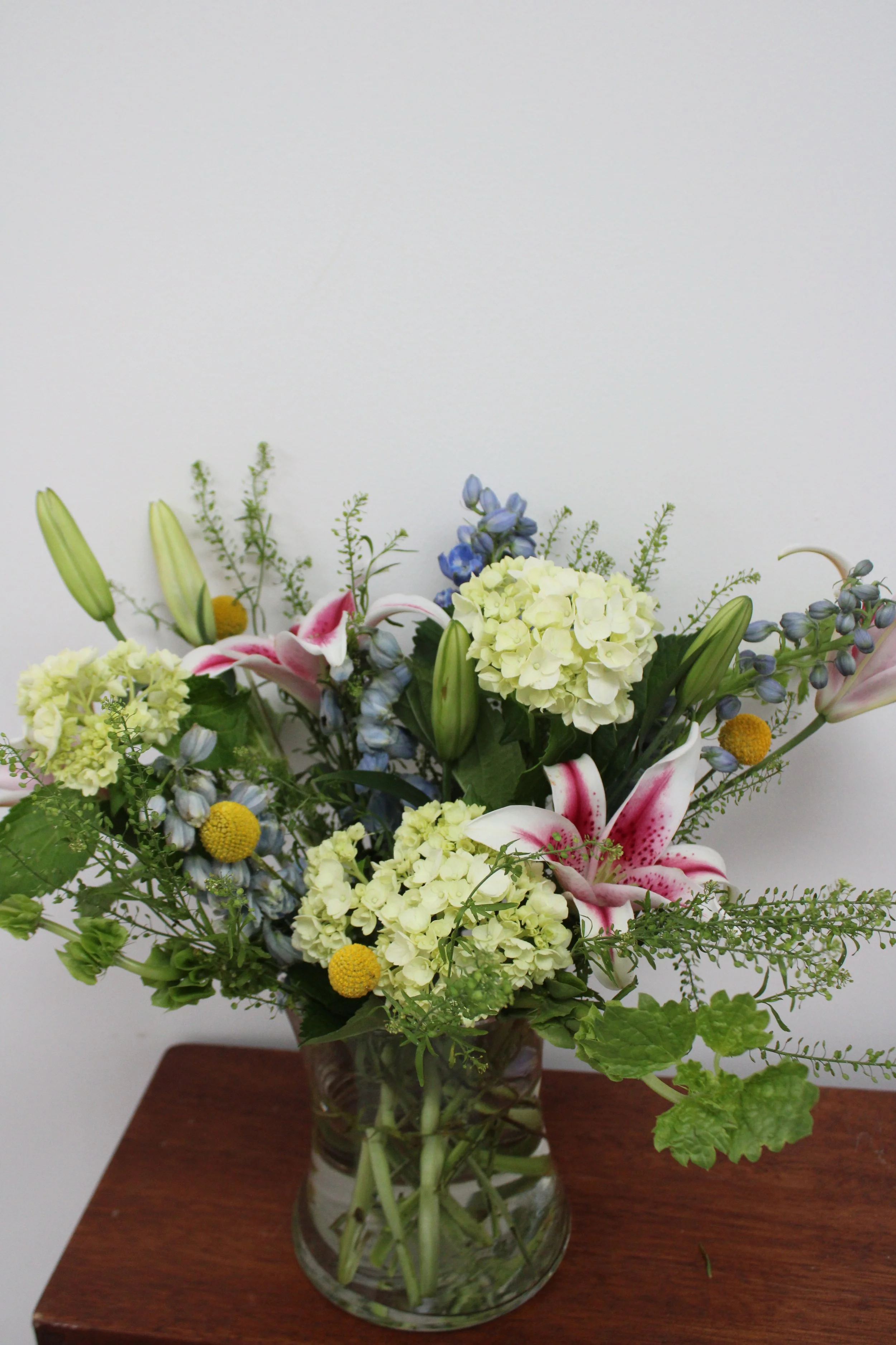 hydrangea bouquet, st. louis flower delivery
