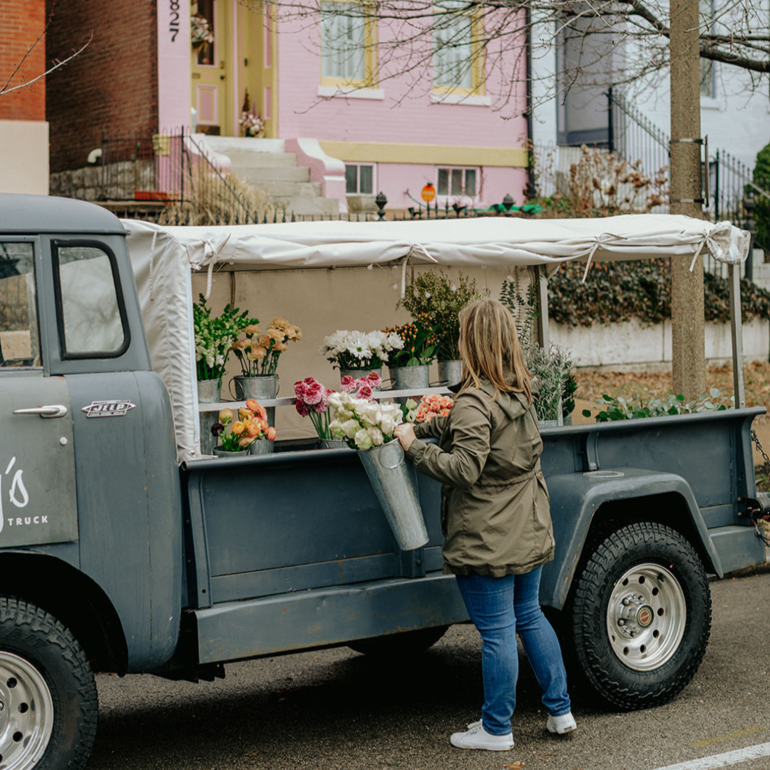 flower events, stem bar rental, flower rental, flower bar rental near me, flower rental st louis, flower cart rental, flower truck near me, build your own bouquet