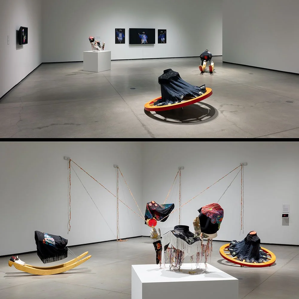 Dandy Lines as part of the exhibition "Second Skin".

This exhibition is organized by the Art Gallery of Alberta, curated by Lindsey Sharman and Danielle Siemens and was awarded an Honourable Mention from the Canadian Museums Association in 2024.

Ar