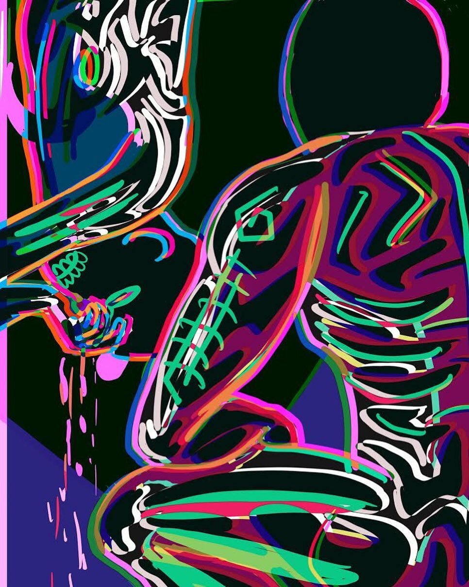 Let&rsquo;s Try This Again.  @icaboston  @mfaboston  @sowaboston  #art #artofinstagram #artwork #lgbtq #colorful #surreal #procreate #pride #procreateart #digital #digitaldrawing #procreatebrushes #procreate5 #bostonartist #icaboston #contemporaryart