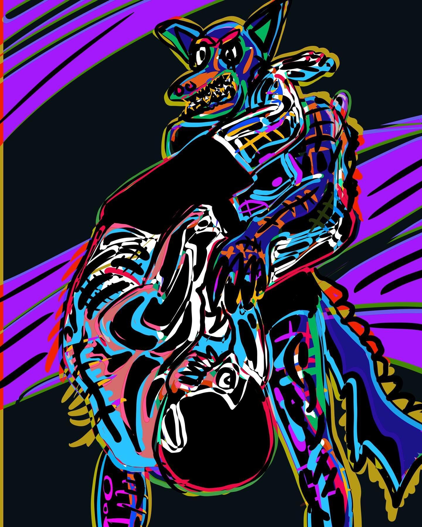 Bloodsport #art #artist #illustration #illustrator #artwork #boston #bostonartist #love #monster #monsterart #horror #illustratorlife #fashion #fashionstyle #tshirtdesign #fineart #procreate #procreateart #prurple#painter #digitalart #digitalillustra