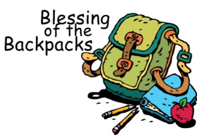 Blessing of the Backpacks