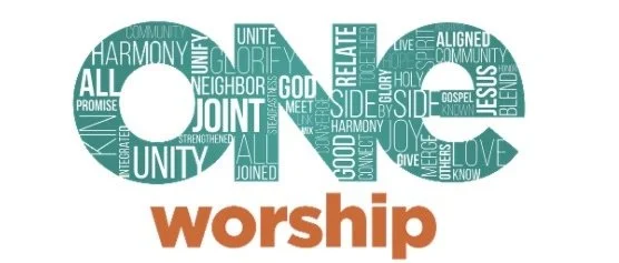 ONE BLENDED Worship Service