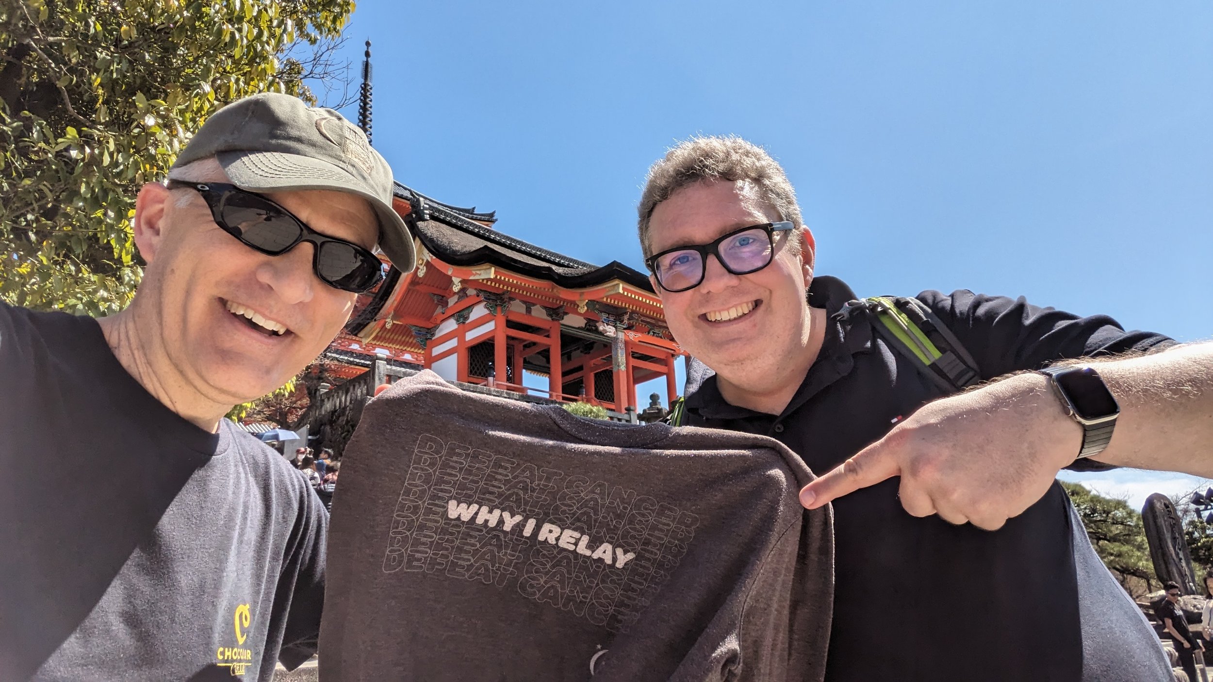 Rushton and Felix in Kyoto (Kiyomizu Temple) and Relay.jpg