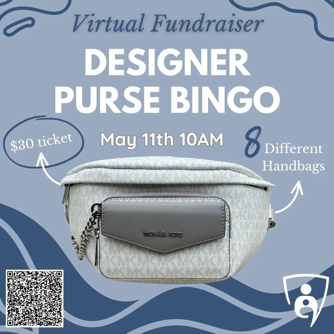 Virtual Purse Bingo Fundraiser this Mother's Day weekend! 💗 👜

📣 Calling all fabulous ladies and bingo enthusiasts!

$30 buy in gives you the chance to win up to 8 new designer purses from brands such as Coach, Michael Kors, Kate Spade and more al