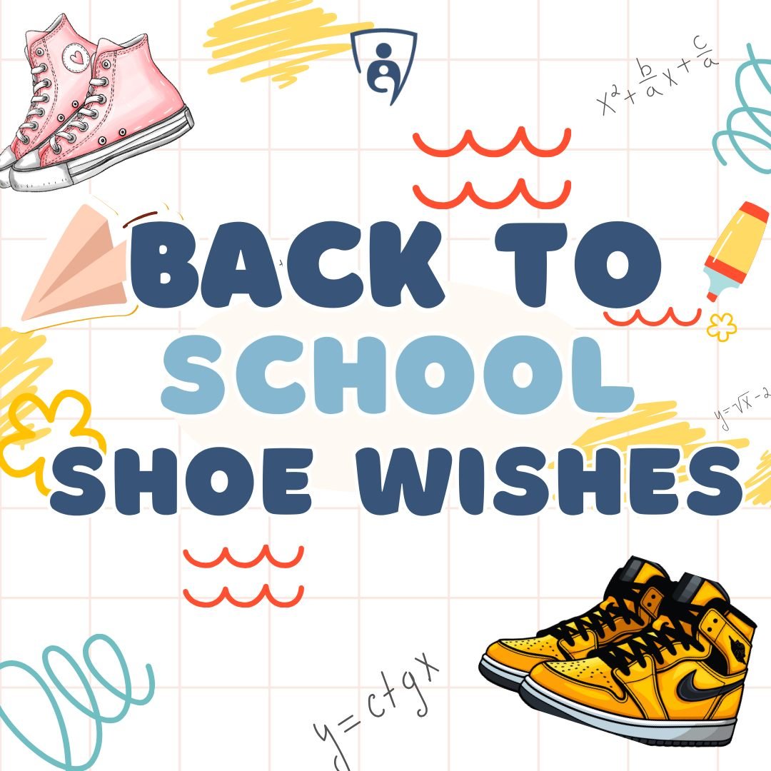ONE DAY LEFT to submit your shoe wishes! 

Local foster and adoptive families, check your emails for the sign up link to participate in our Back2School shoe program 👟🍎 Don't miss the chance to start your kiddos off on the right foot (pun intended ?