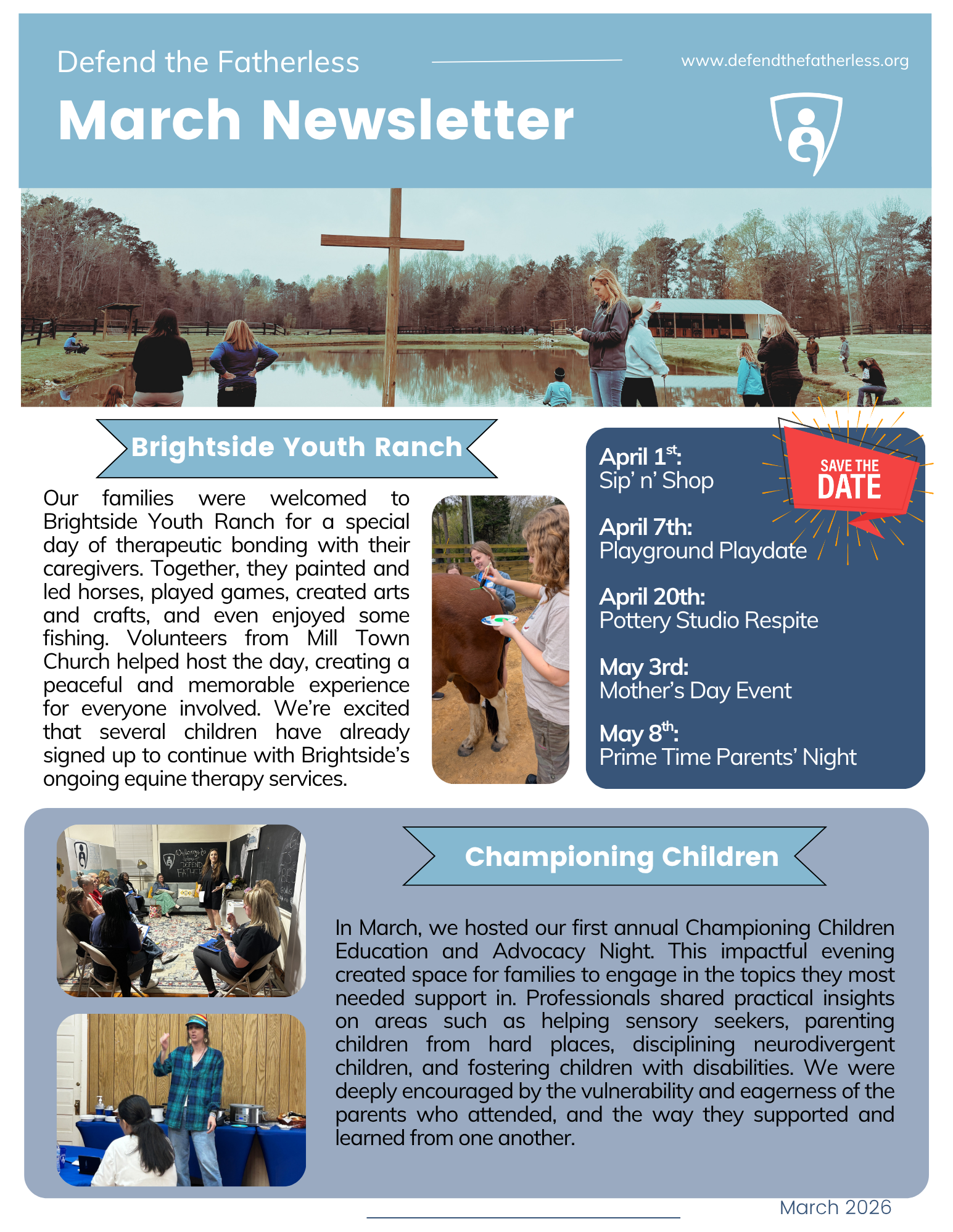 MARCH 2026 NEWSLETTER