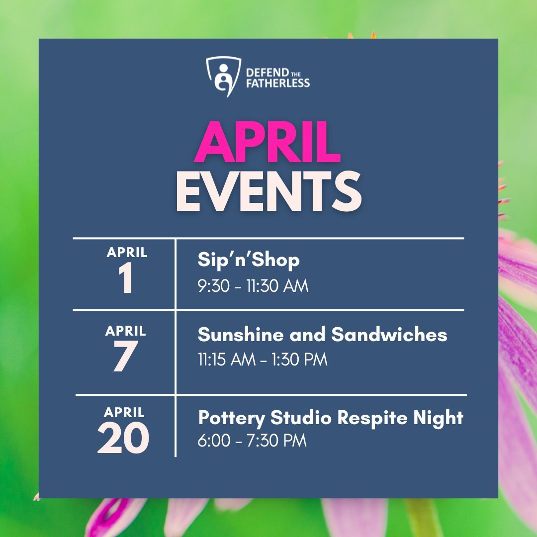 Defend families, mark your April calendars!