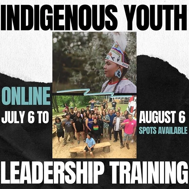 We've got a few spots available for our upcoming online Indigenous Youth Leadership Training!

This virtual month-long training will bring together 40+ North American Indigenous Youth leaders to learn from Indigenous mentors and experts in the fields of digital media/storytelling, food sovereignty, political sovereignty, outdoor survival skills, decolonize community care, and campaign development.

July 6- August 6 &bull; find out more through the link in our bio

#EarthGuardians
#indigenousenvironmentalnetwork 
#LeadershipTraining
#Storytelling
#ClimateAction
#ClimateJustice
#FoodSovereignty
#Decolonization