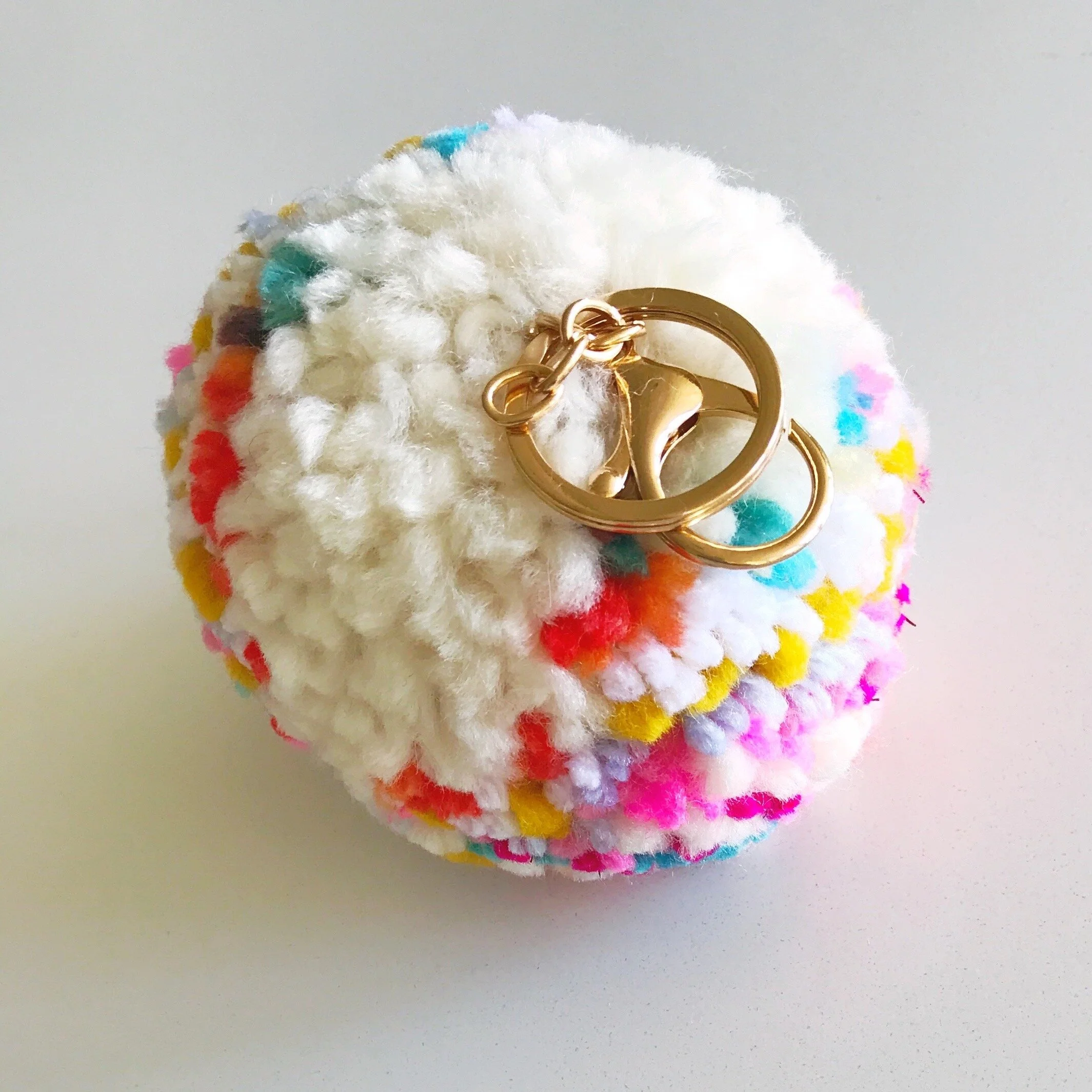 Pom Pom Keychain
