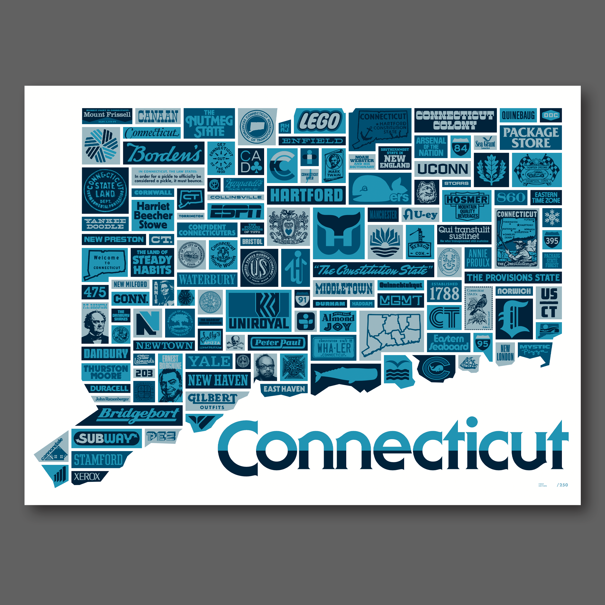 DDC-173 “Constituted Connecticut” Poster