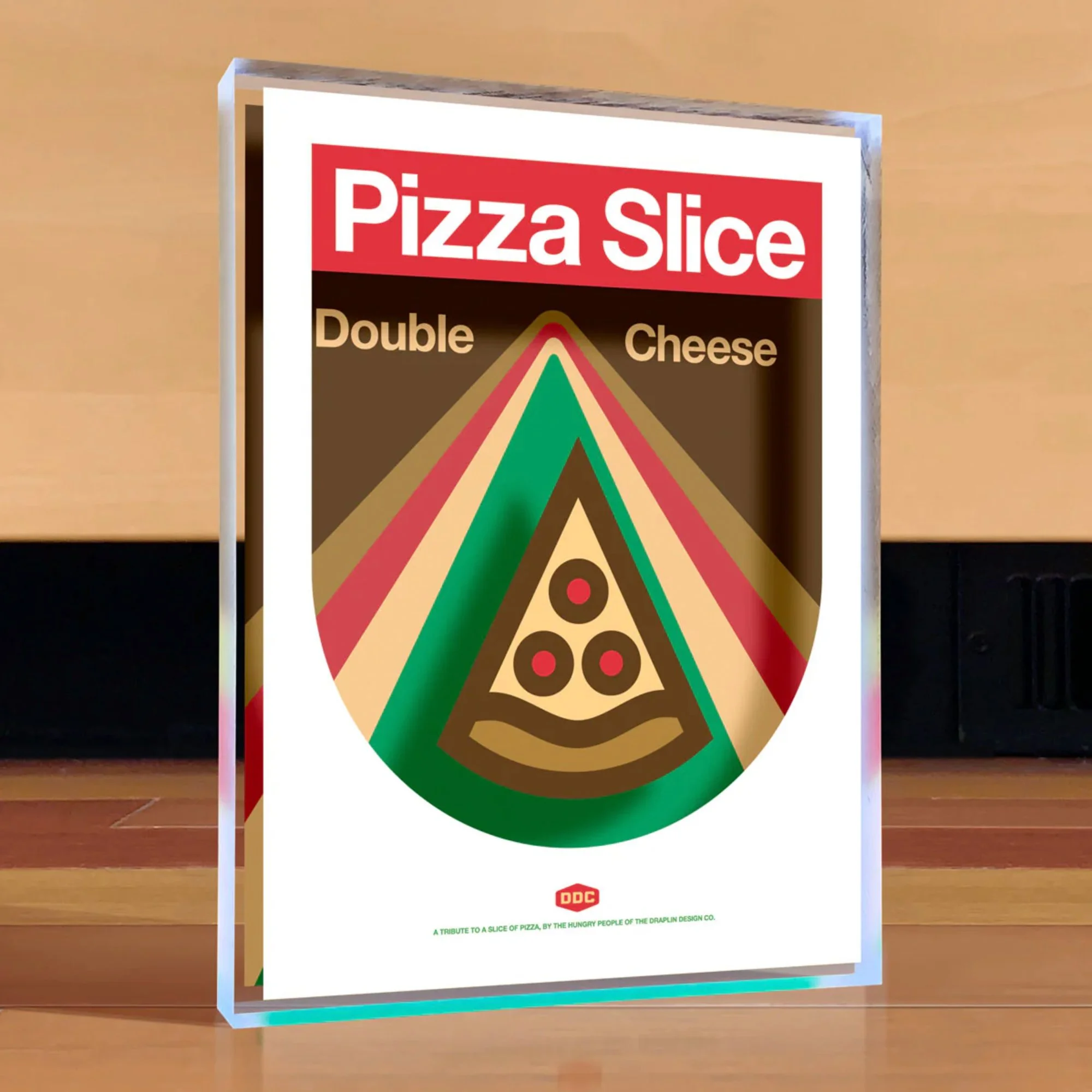 DDC-244 Artovision × DDC “Pizza Slice” Desktop Acrylic